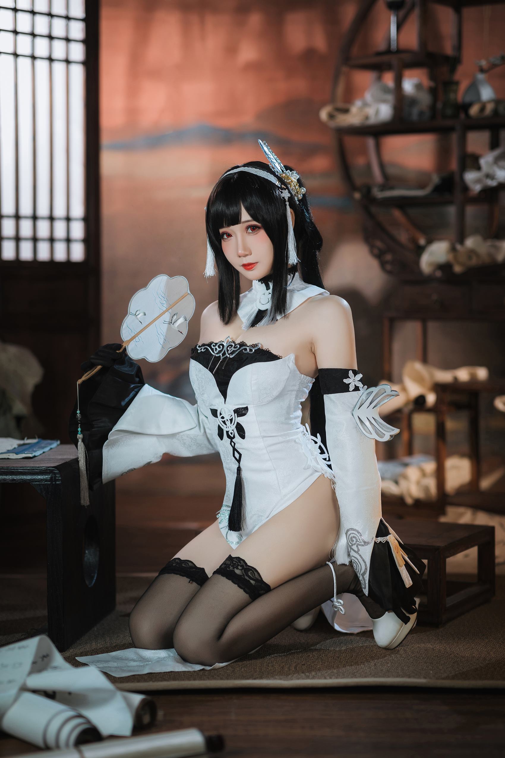 图片[17]-焖焖碳 – 碧蓝航线 镇海白黑礼服[23P] – 速更版-美库