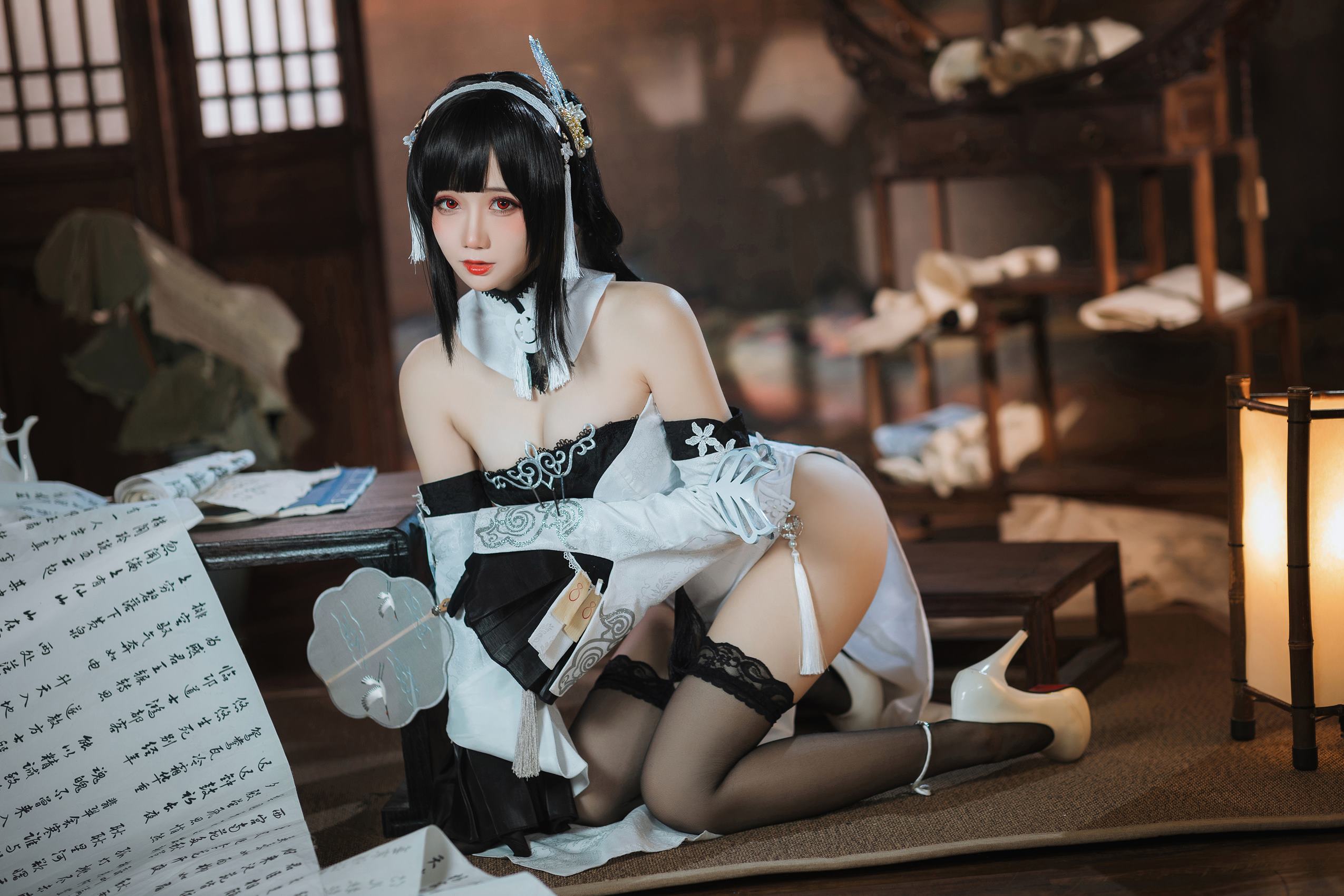 图片[18]-焖焖碳 – 碧蓝航线 镇海白黑礼服[23P] – 速更版-美库