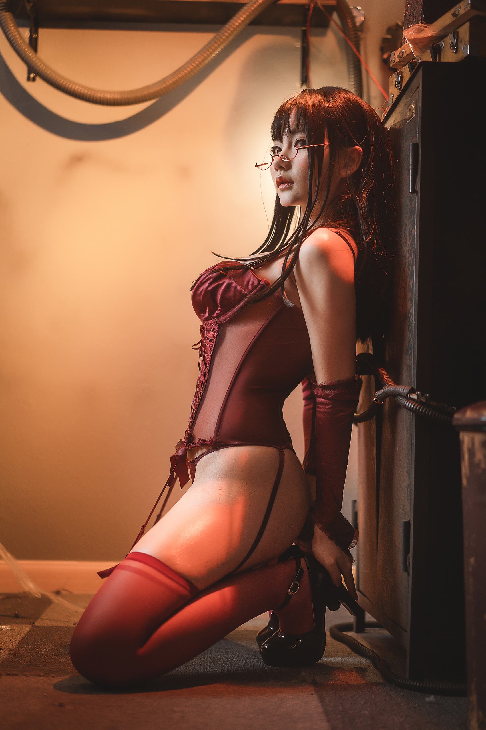 图片[10]-是一只熊仔吗 – 红色corset[14P] – 速更版-美库