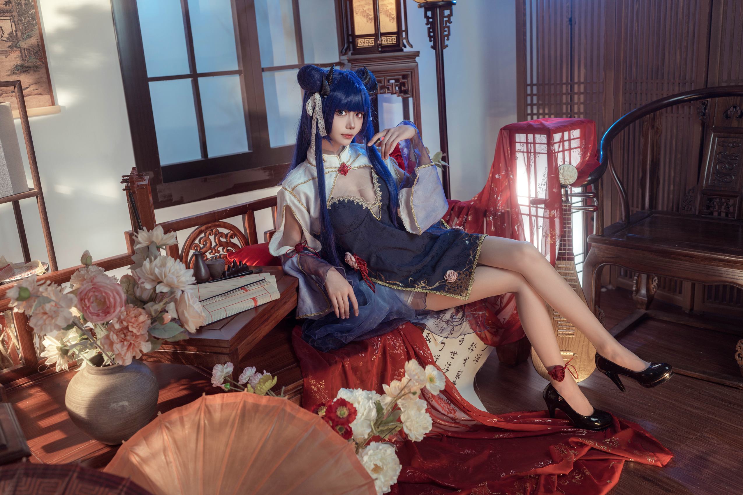 图片[30]-艾西aiwest – 碧蓝航线 伊吹 新年旗袍[35P] – 速更版-美库