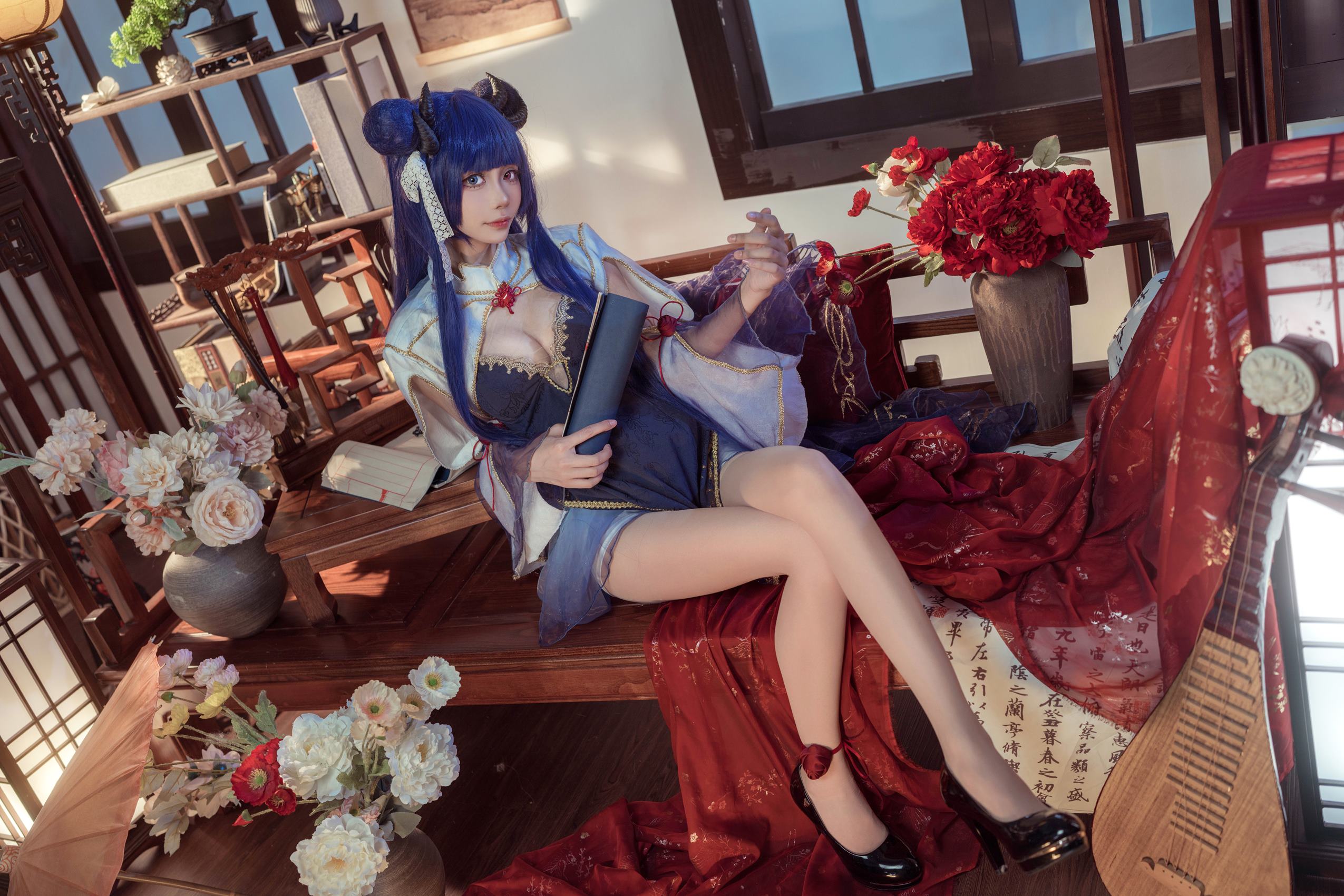 图片[32]-艾西aiwest – 碧蓝航线 伊吹 新年旗袍[35P] – 速更版-美库