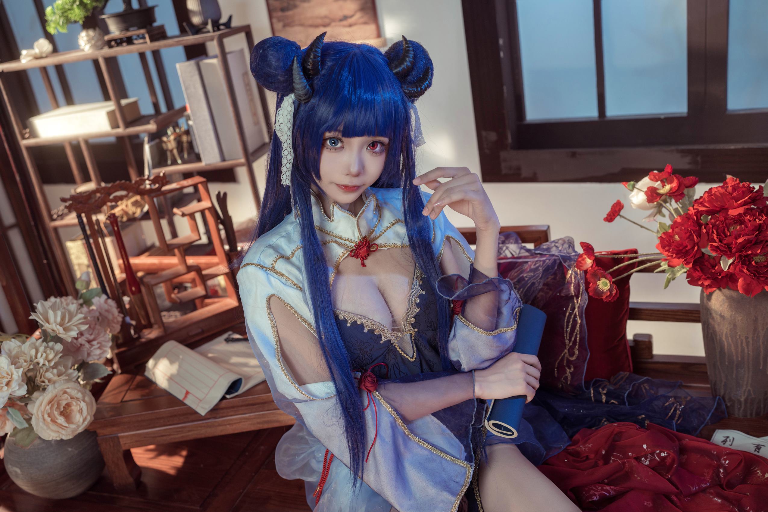 图片[34]-艾西aiwest – 碧蓝航线 伊吹 新年旗袍[35P] – 速更版-美库