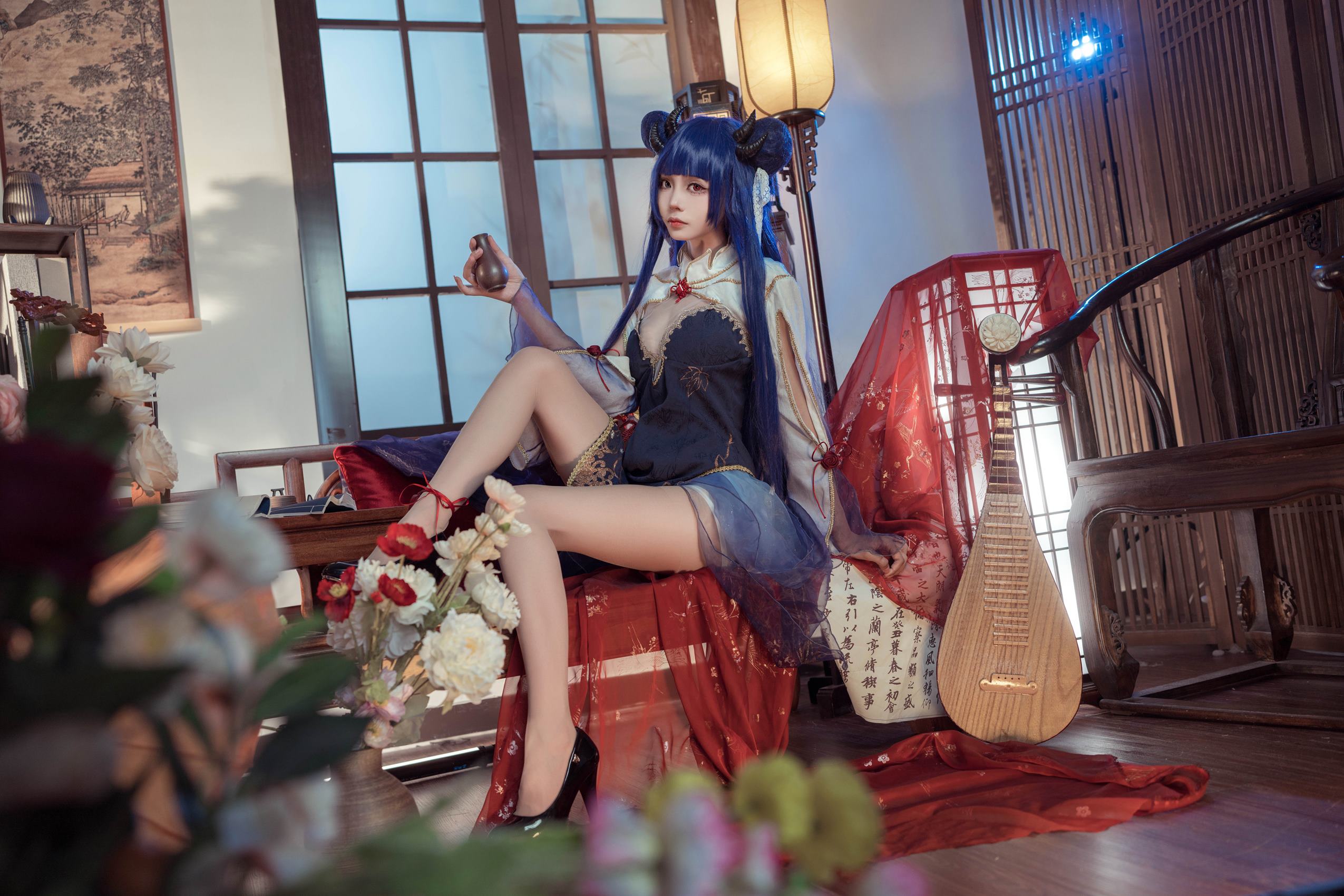 图片[36]-艾西aiwest – 碧蓝航线 伊吹 新年旗袍[35P] – 速更版-美库