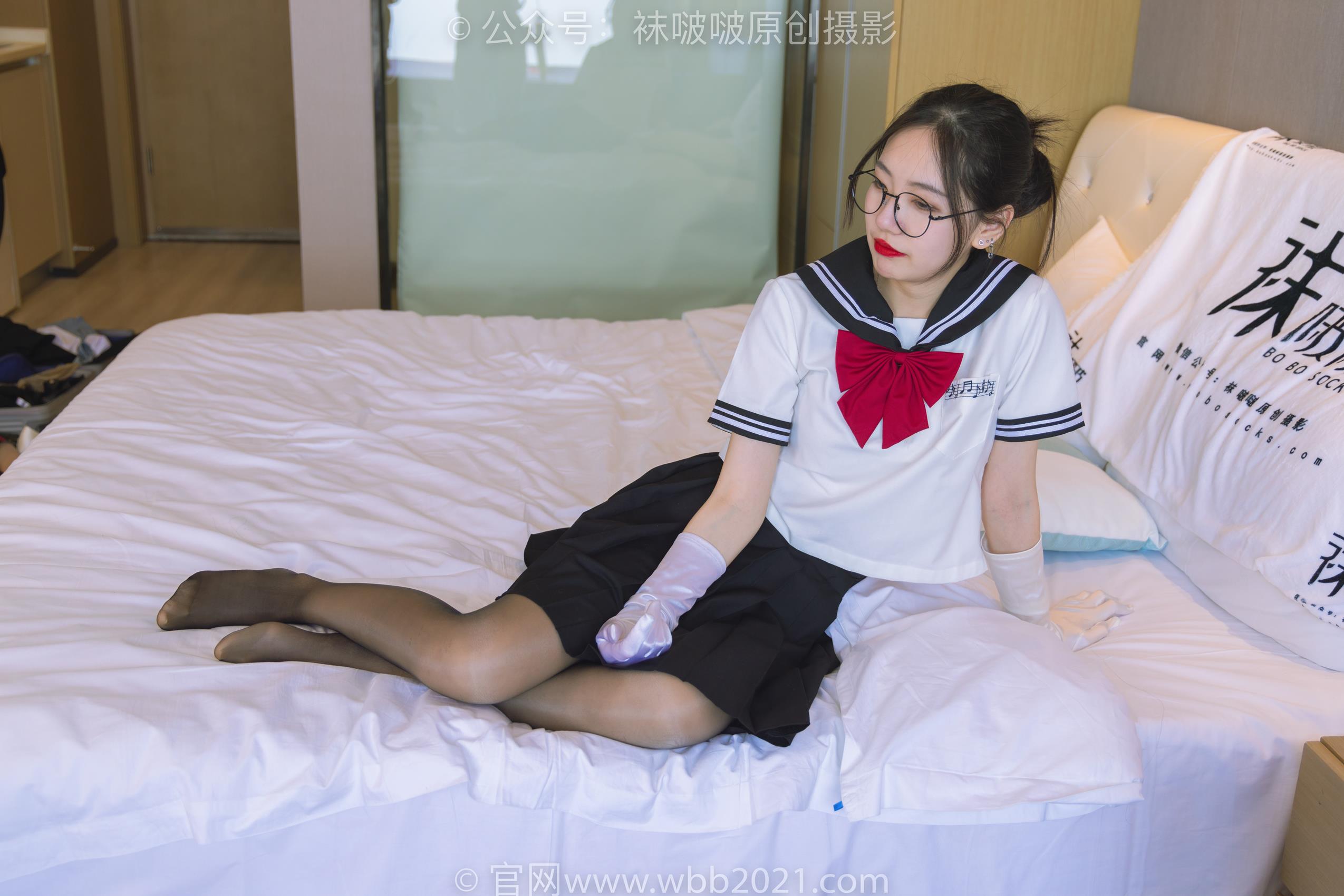 图片[16]-[BoBoSocks袜啵啵]NO.293 小甜豆-两双高跟鞋、两双丝袜叠穿、jk制服[145P] – 速更版-美库