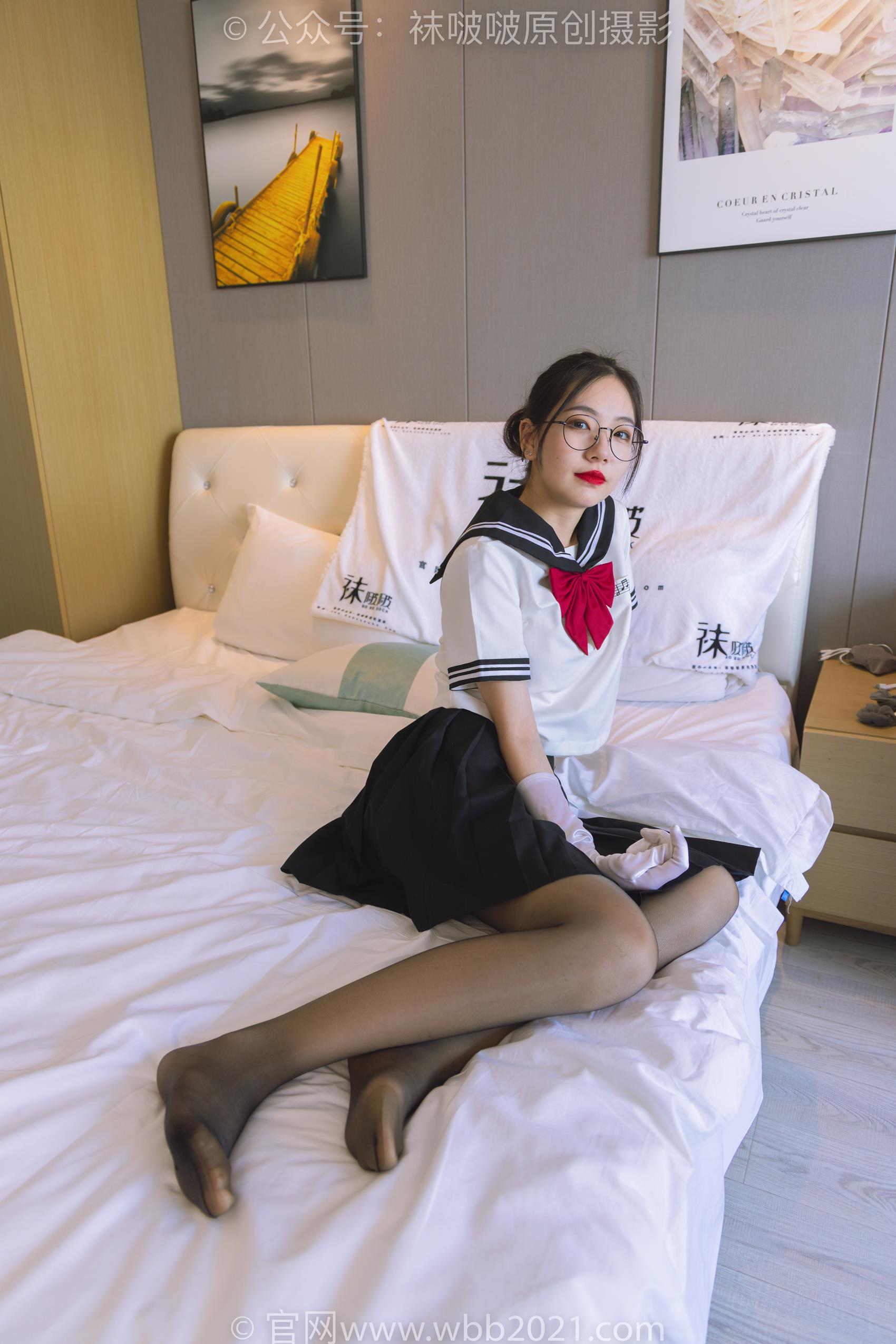 图片[19]-[BoBoSocks袜啵啵]NO.293 小甜豆-两双高跟鞋、两双丝袜叠穿、jk制服[145P] – 速更版-美库