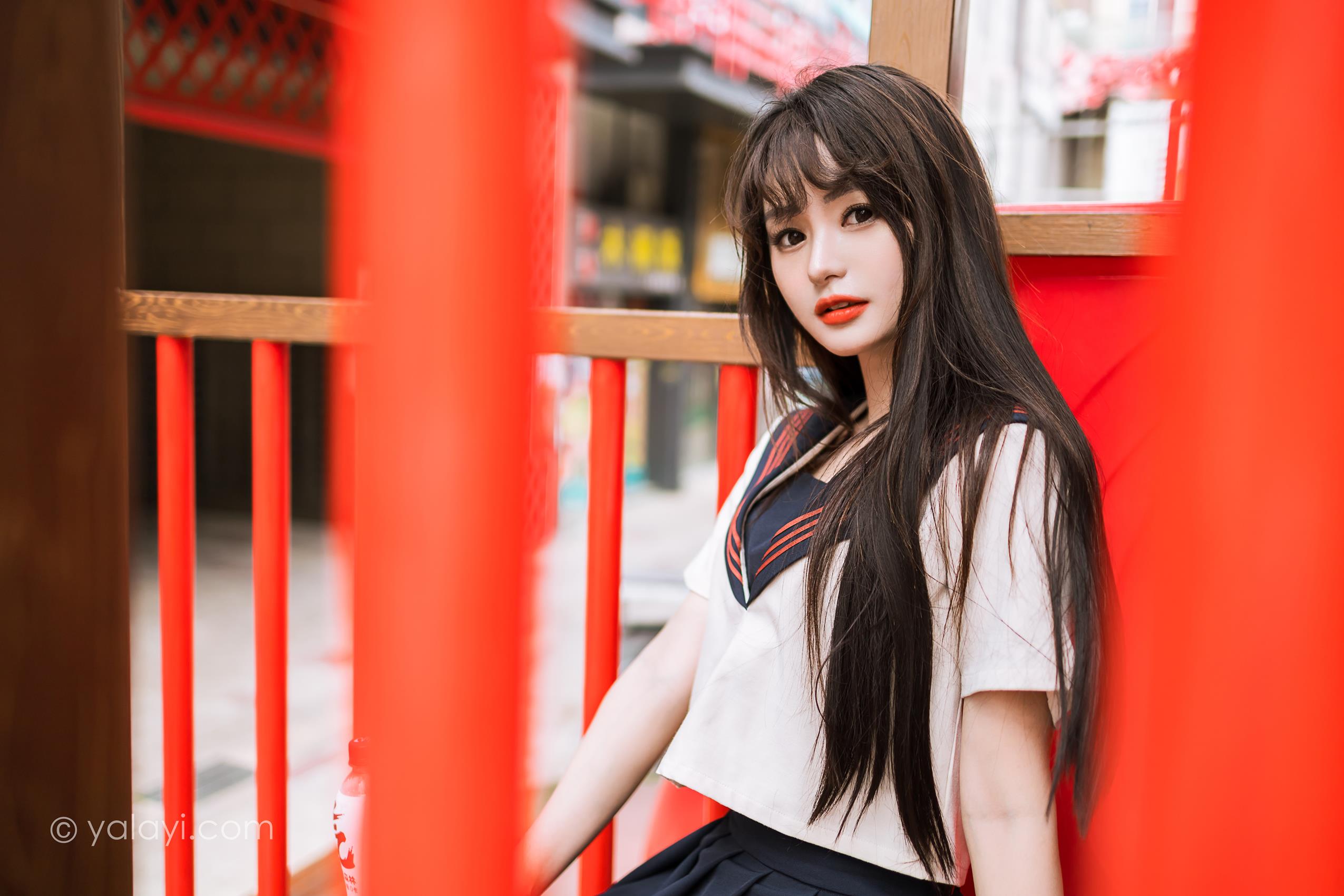 图片[16]-[YALAYI雅拉伊]2023.06.19 NO.1041 jk制服 小亭[45+1P] – 速更版-美库