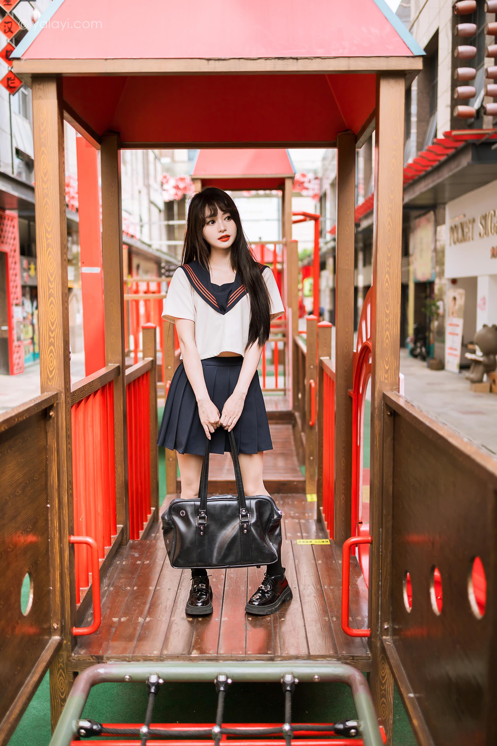 图片[22]-[YALAYI雅拉伊]2023.06.19 NO.1041 jk制服 小亭[45+1P] – 速更版-美库