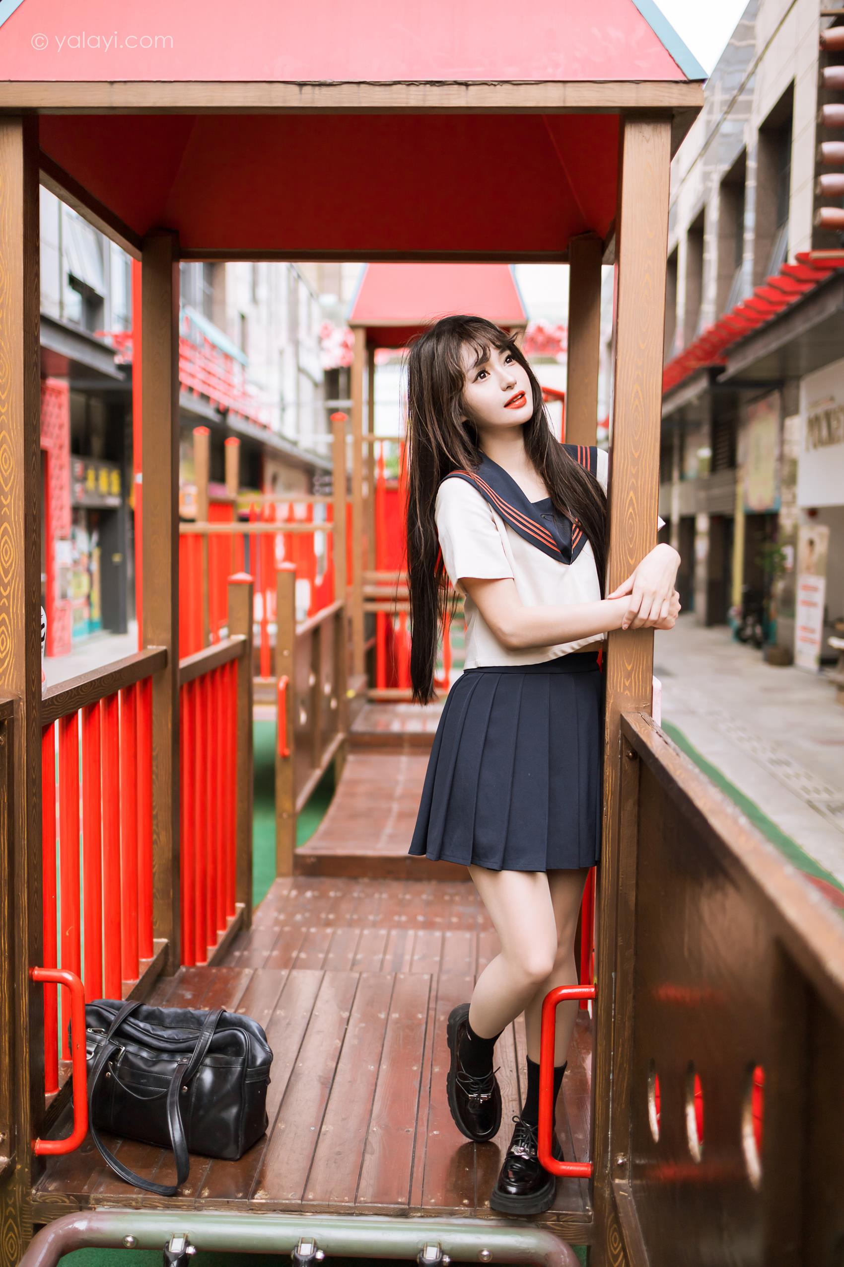 图片[25]-[YALAYI雅拉伊]2023.06.19 NO.1041 jk制服 小亭[45+1P] – 速更版-美库