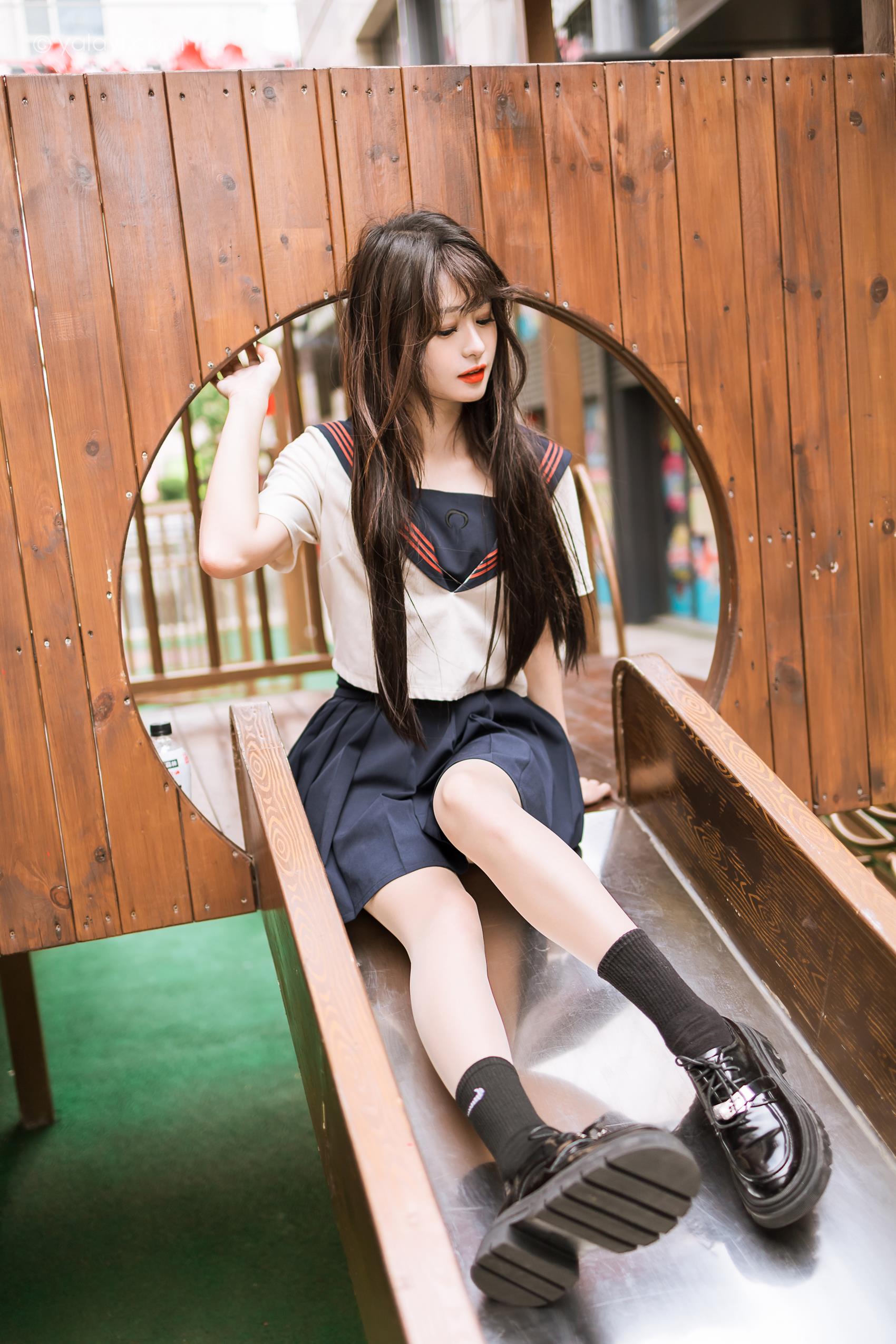 图片[32]-[YALAYI雅拉伊]2023.06.19 NO.1041 jk制服 小亭[45+1P] – 速更版-美库