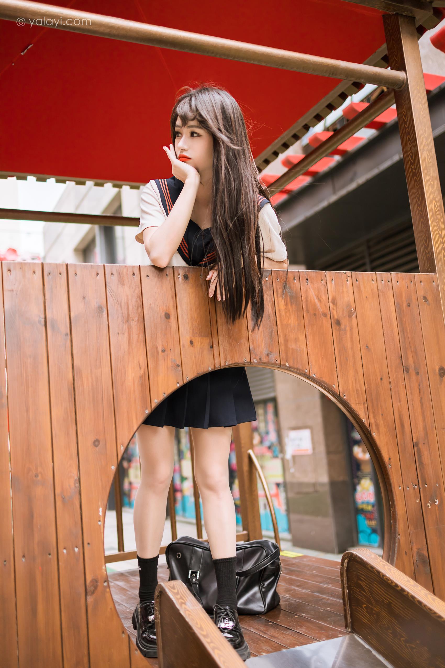 图片[34]-[YALAYI雅拉伊]2023.06.19 NO.1041 jk制服 小亭[45+1P] – 速更版-美库