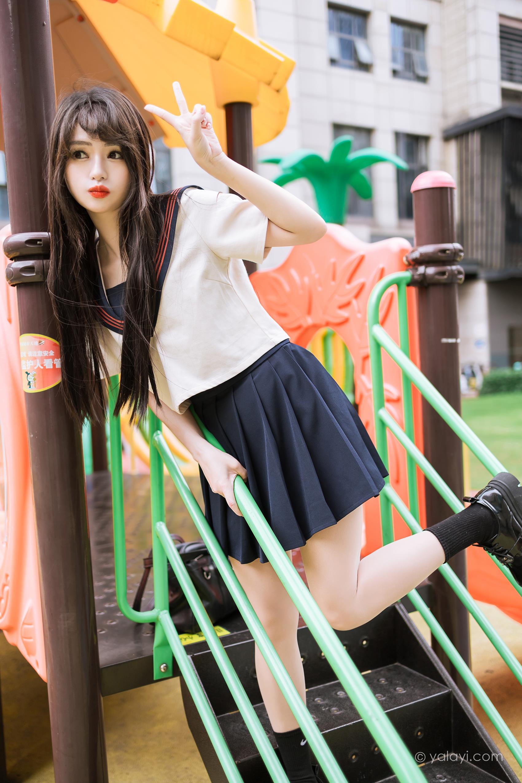 图片[43]-[YALAYI雅拉伊]2023.06.19 NO.1041 jk制服 小亭[45+1P] – 速更版-美库