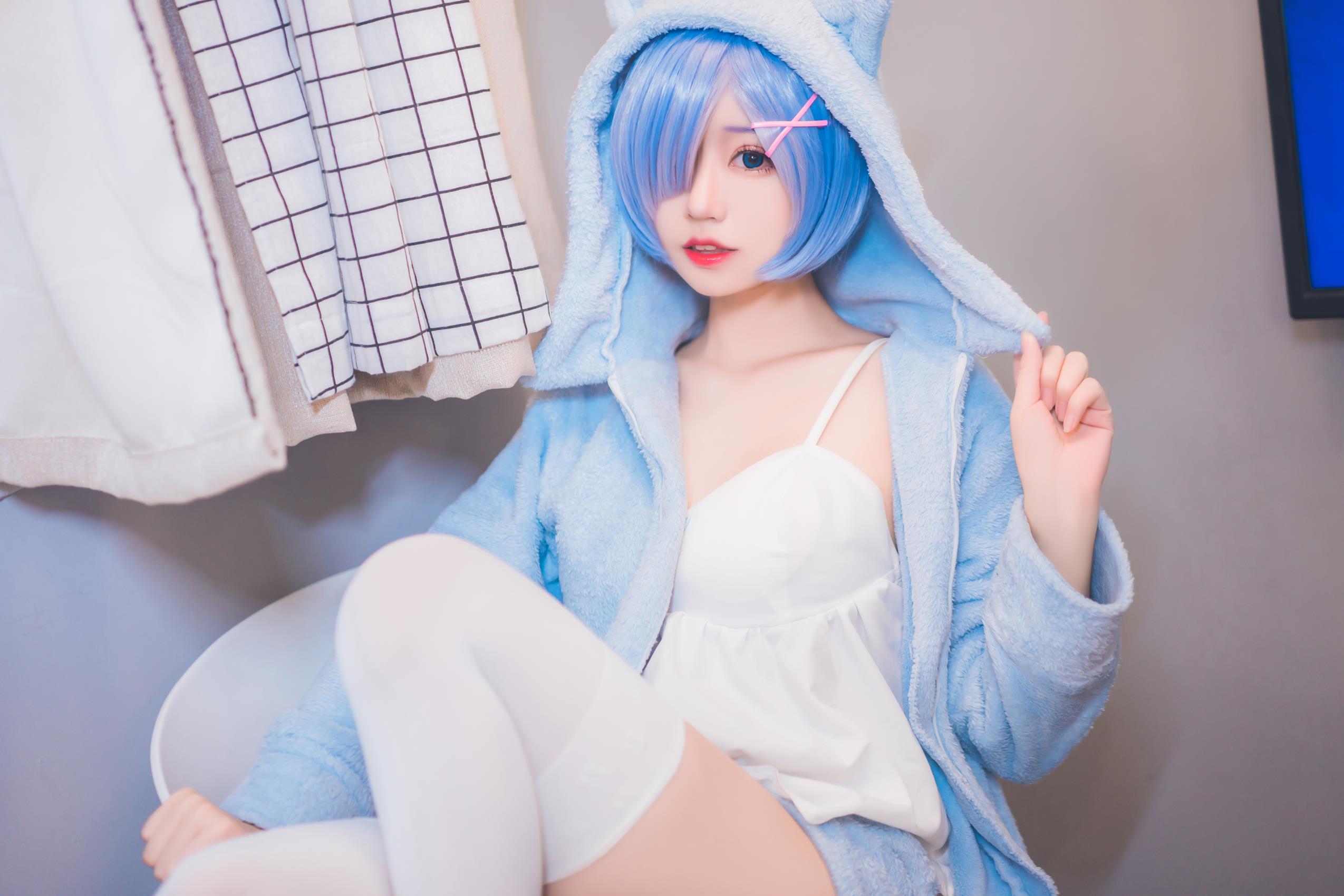 图片[10]-猫君君MaoJun – 雷姆猫耳睡衣[29P] – 速更版-美库