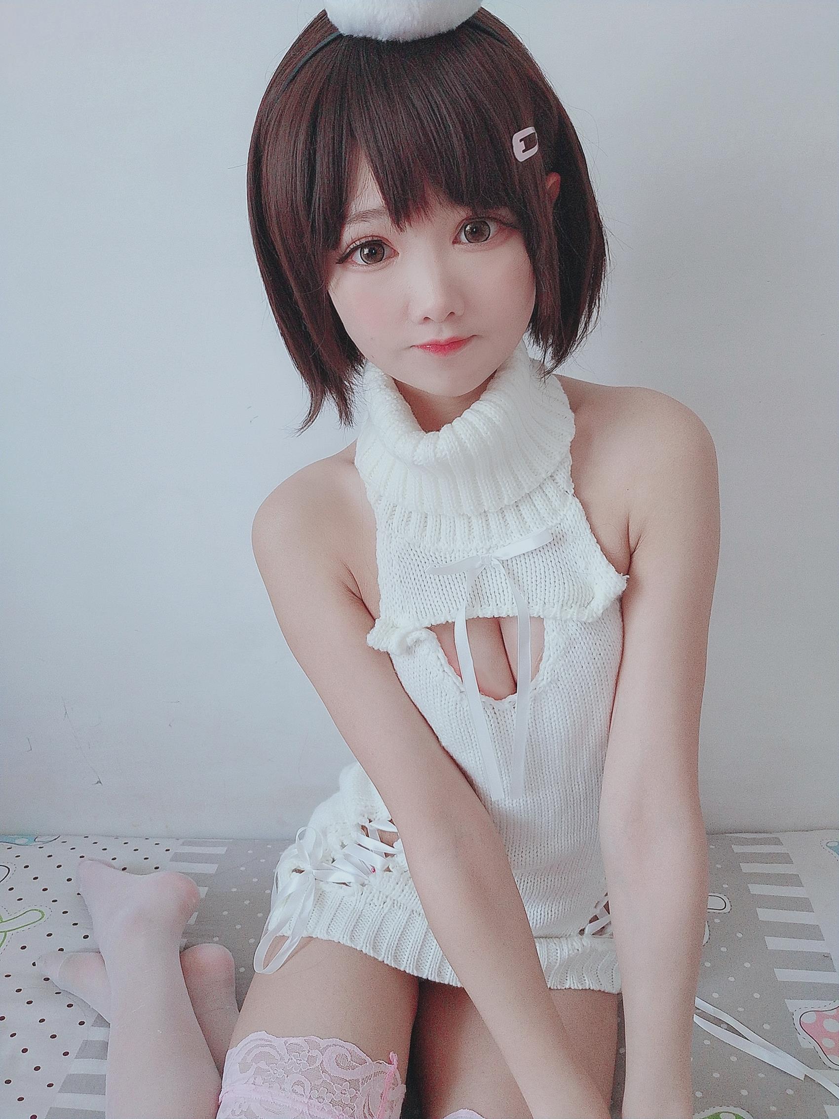 图片[69]-羽天shine – 白丝白色毛衣 [69P] – 速更版-美库