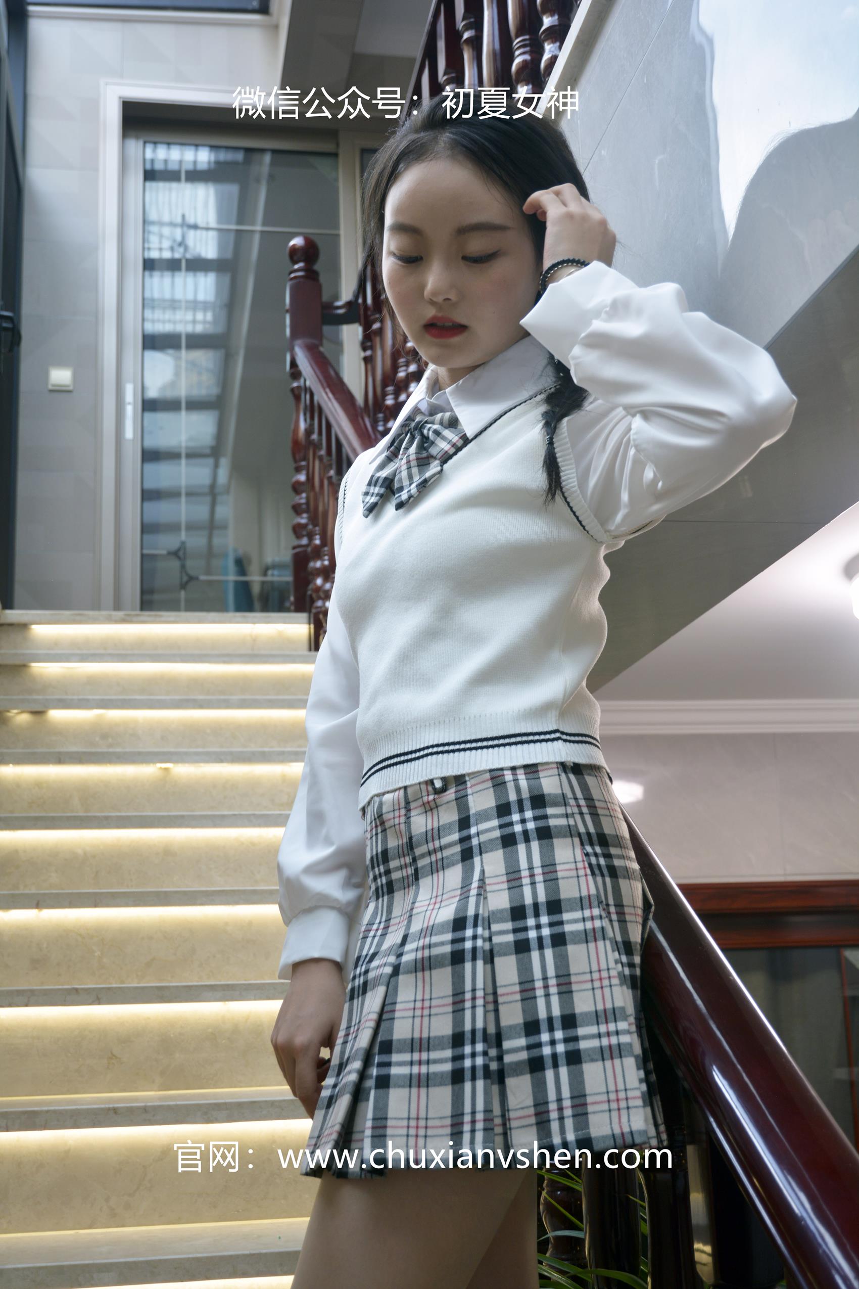 图片[33]-初夏女神 NO.062 双双 改良JK套[125P] – 速更版-美库