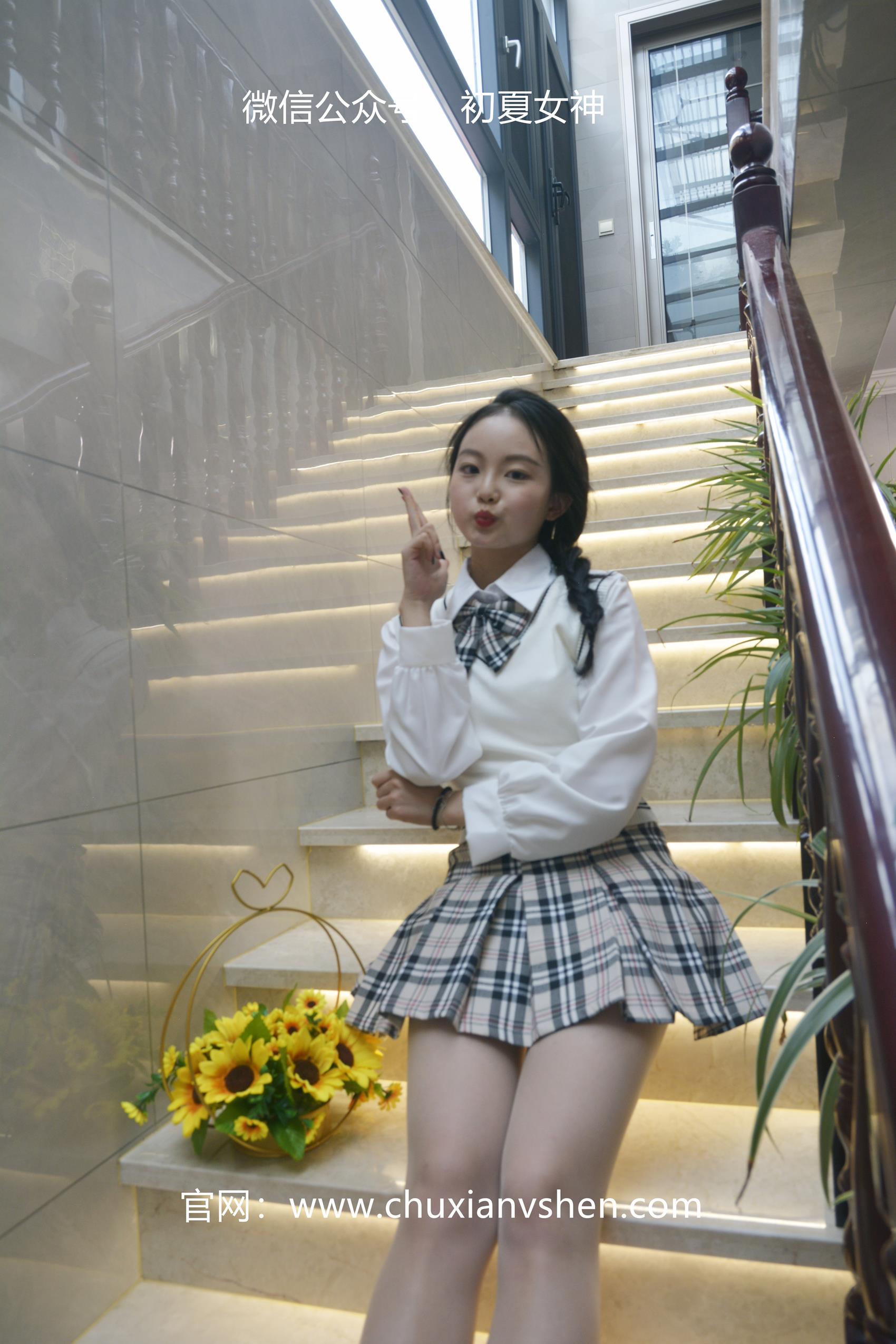 图片[38]-初夏女神 NO.062 双双 改良JK套[125P] – 速更版-美库