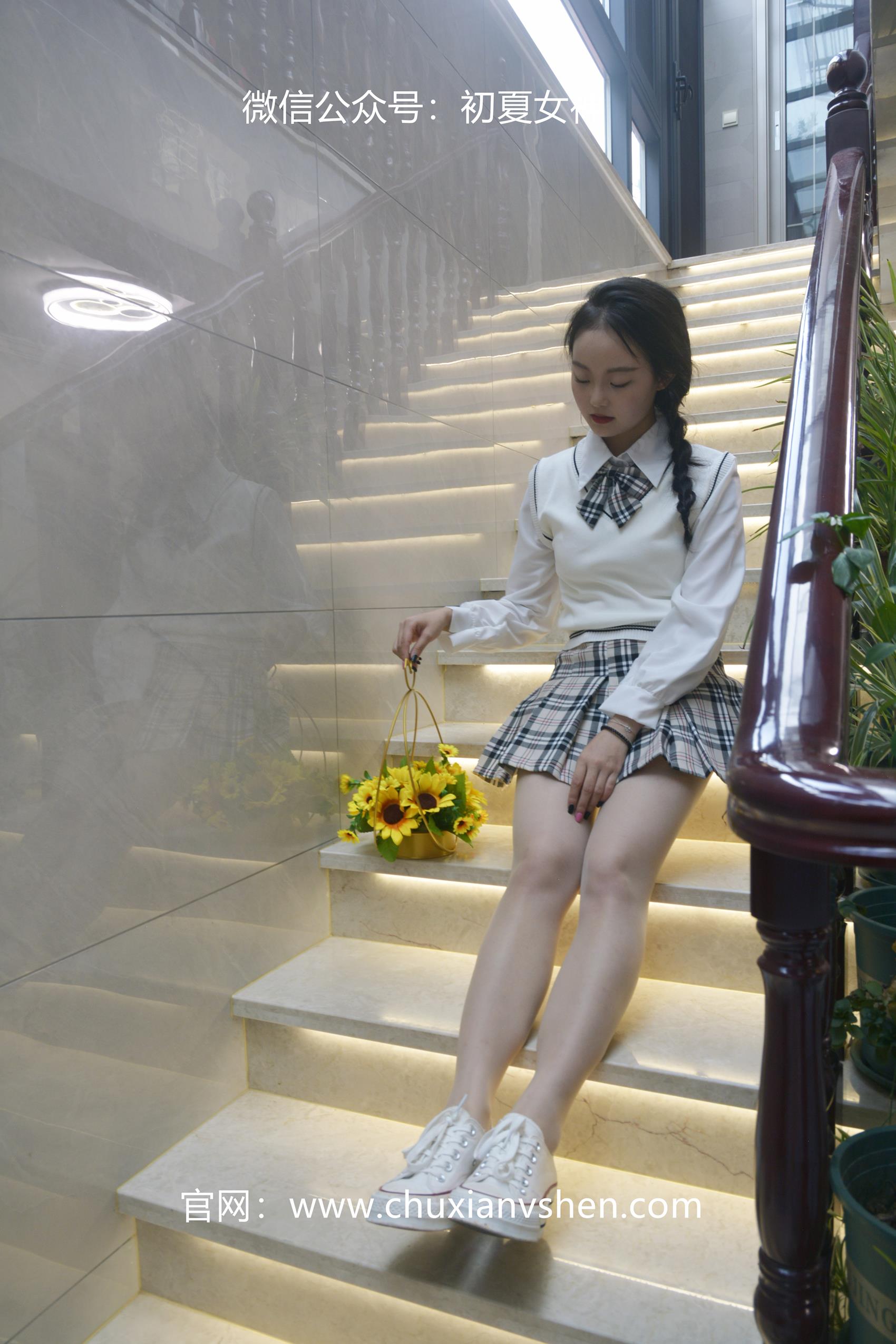 图片[41]-初夏女神 NO.062 双双 改良JK套[125P] – 速更版-美库