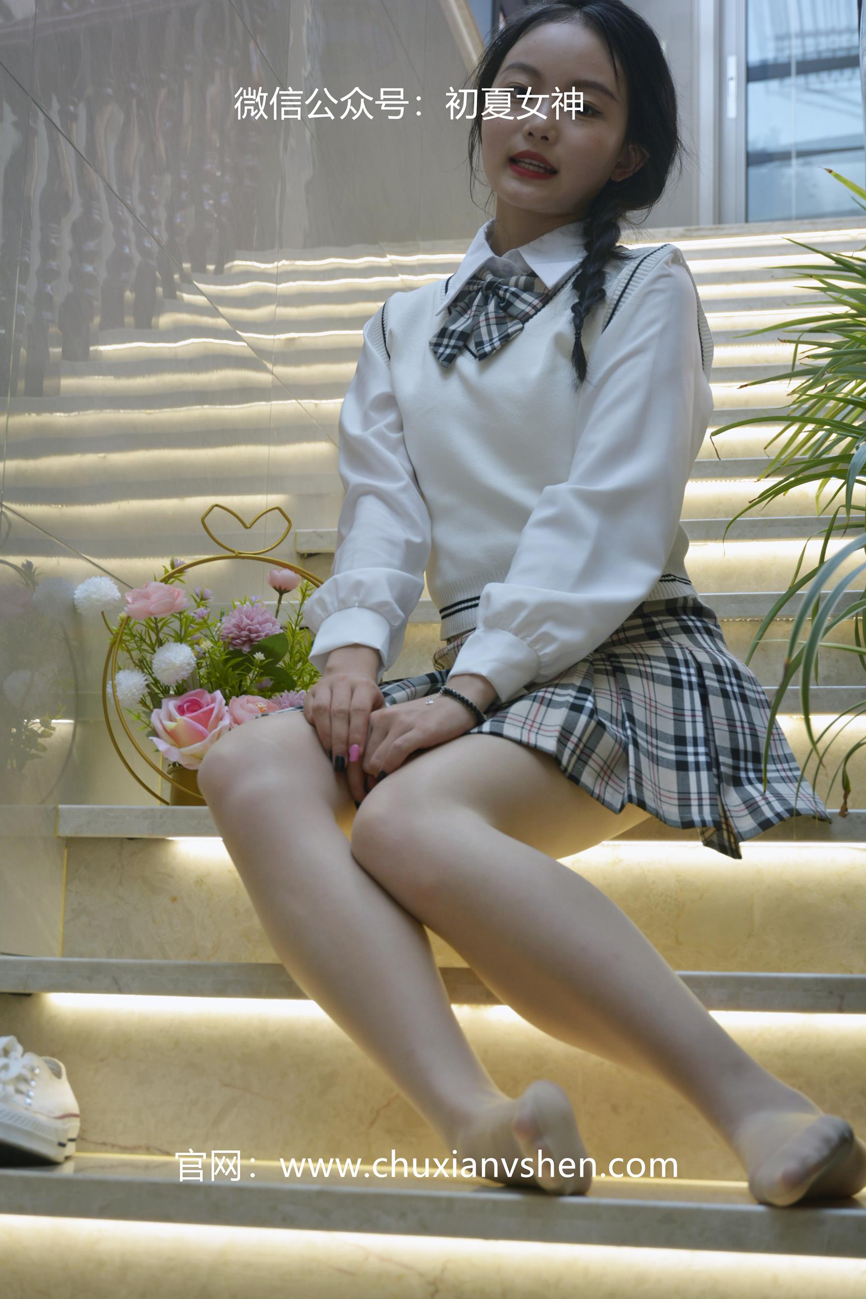 图片[48]-初夏女神 NO.062 双双 改良JK套[125P] – 速更版-美库