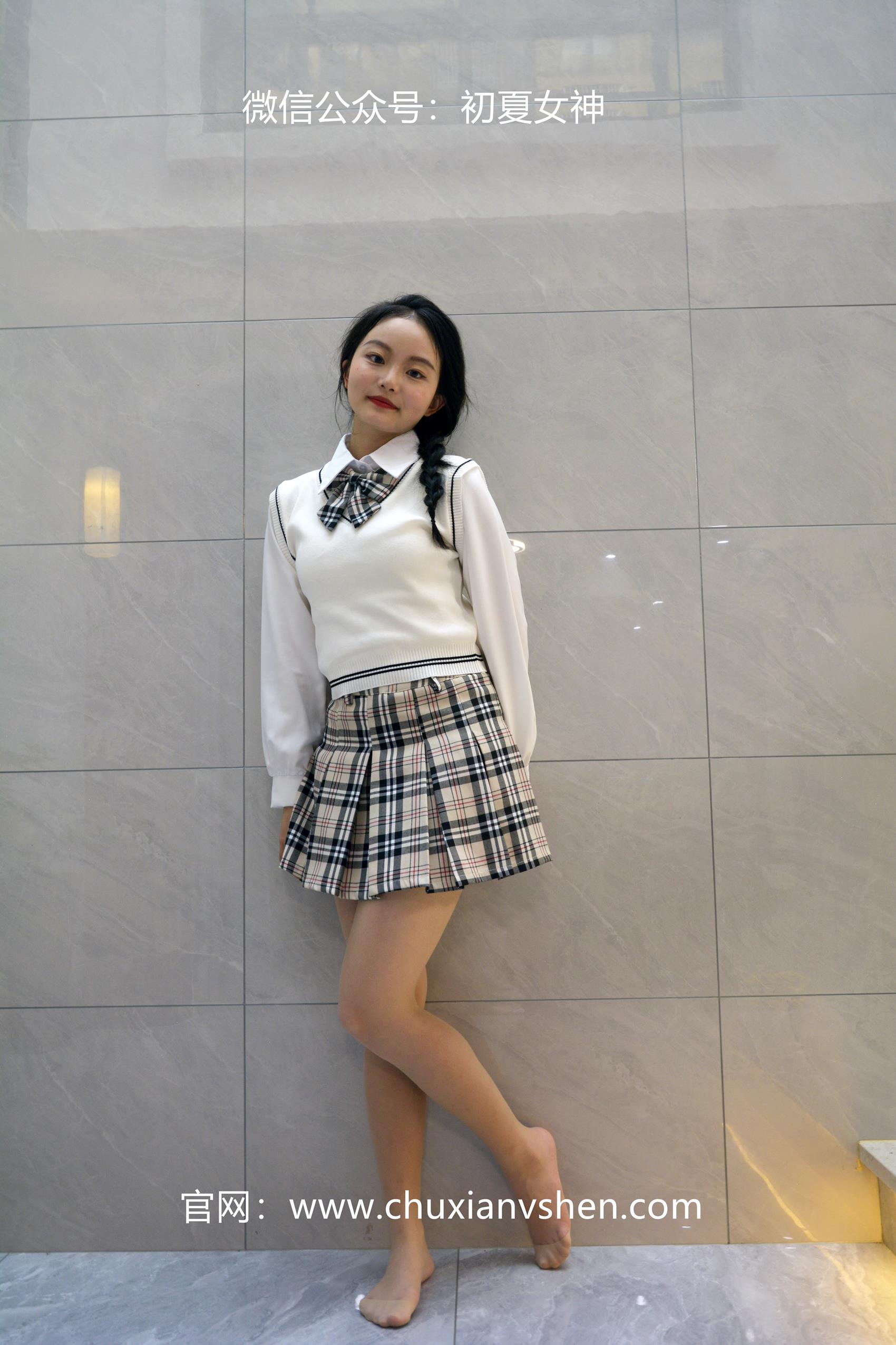 图片[57]-初夏女神 NO.062 双双 改良JK套[125P] – 速更版-美库