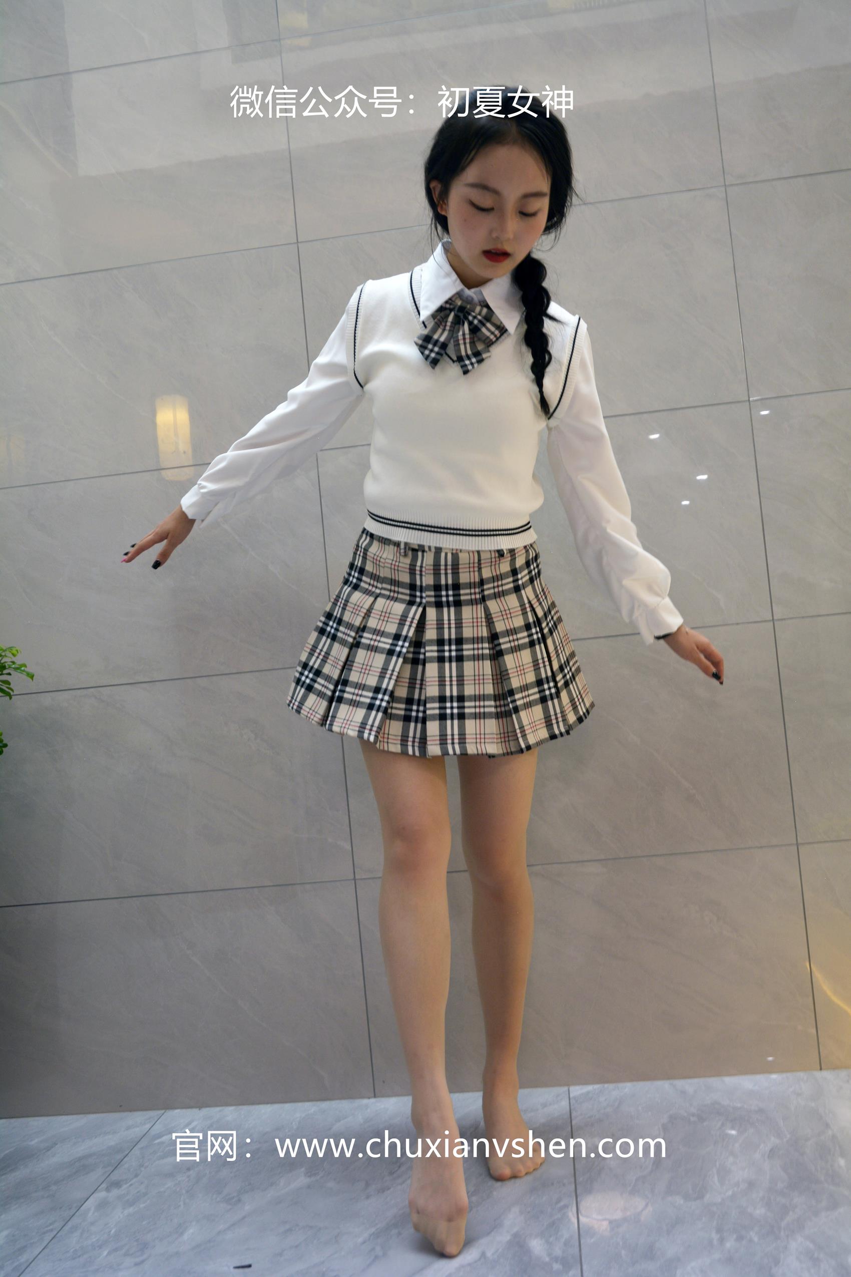 图片[60]-初夏女神 NO.062 双双 改良JK套[125P] – 速更版-美库