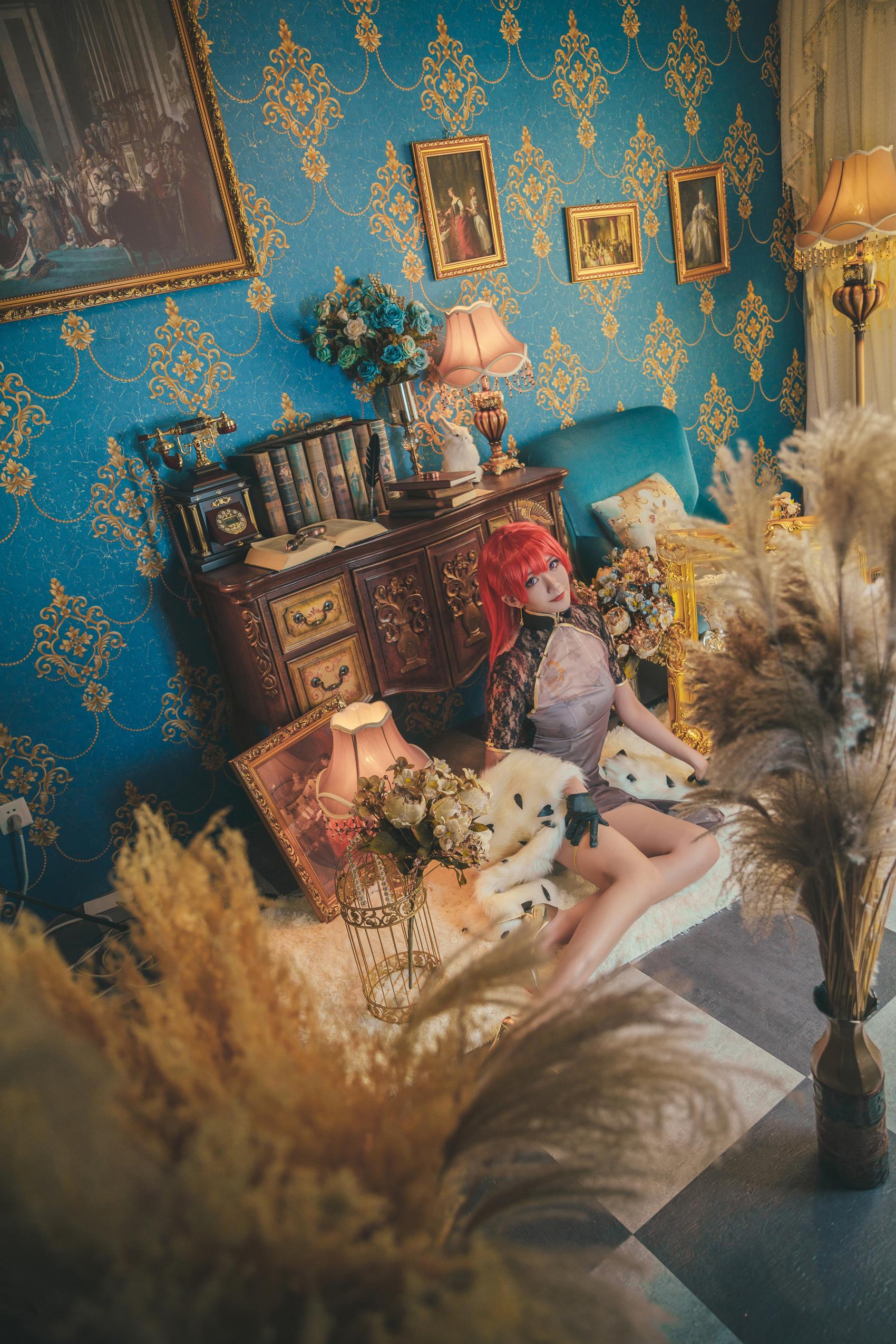 图片[12]-源纱希喵喵喵 – 君主旗袍[16P] – 速更版-美库