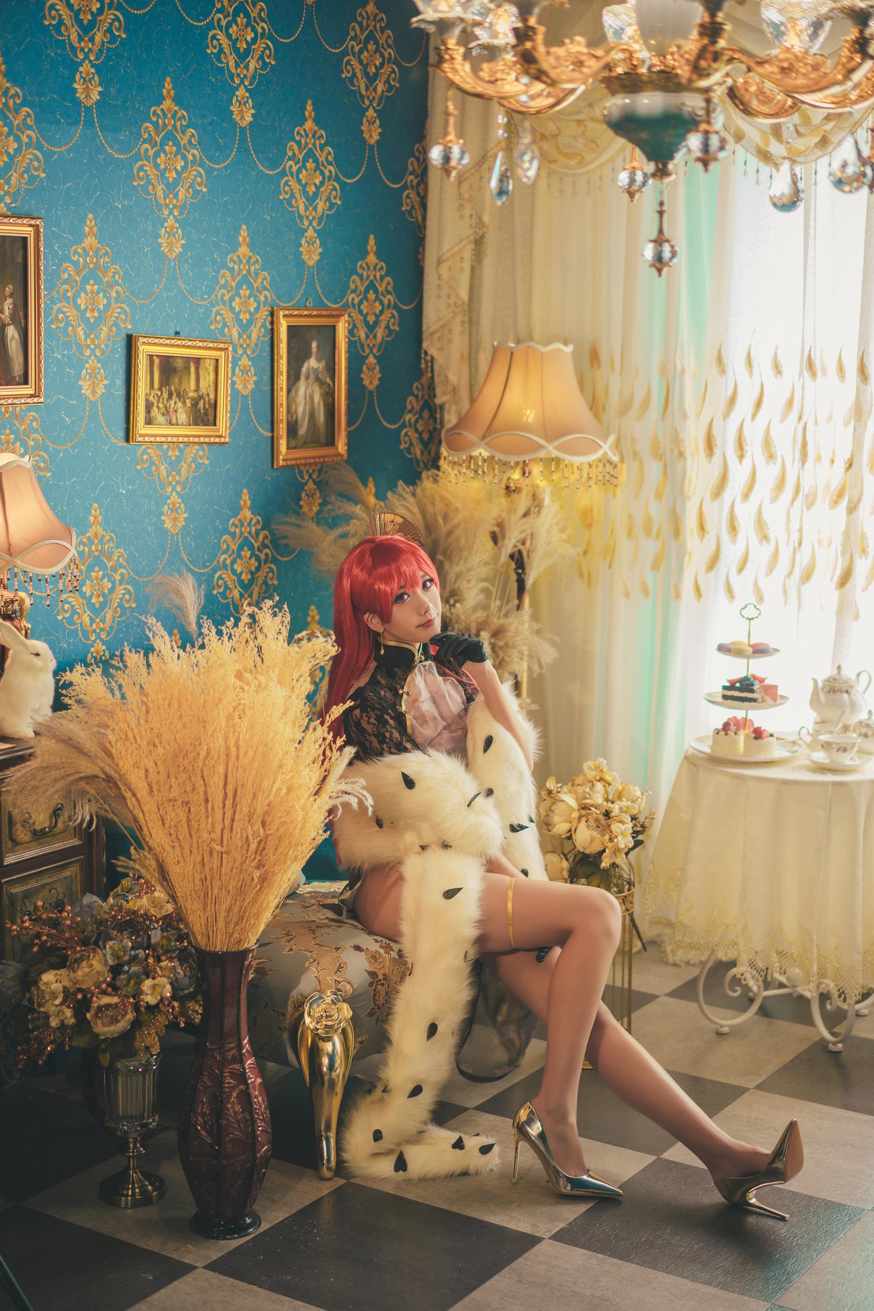 图片[15]-源纱希喵喵喵 – 君主旗袍[16P] – 速更版-美库