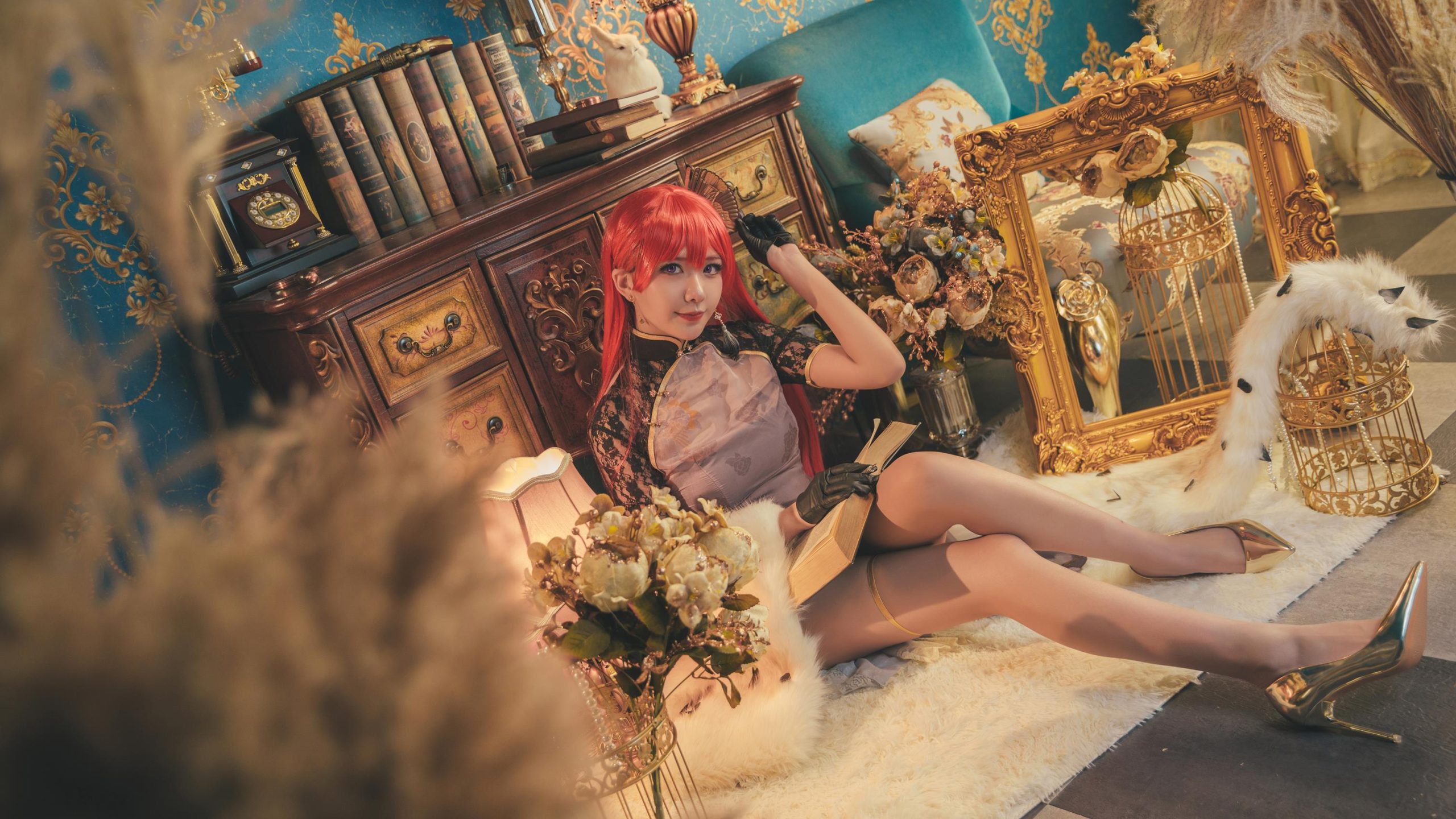 图片[16]-源纱希喵喵喵 – 君主旗袍[16P] – 速更版-美库