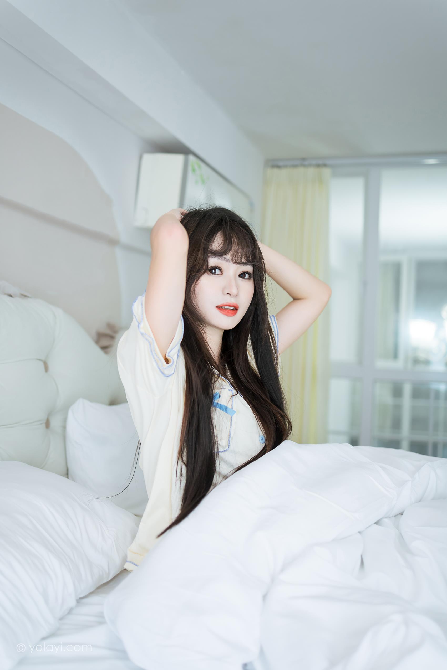 图片[47]-[YALAYI雅拉伊]2023.07.10 NO.1046 清晨故事 小亭[45+1P] – 速更版-美库