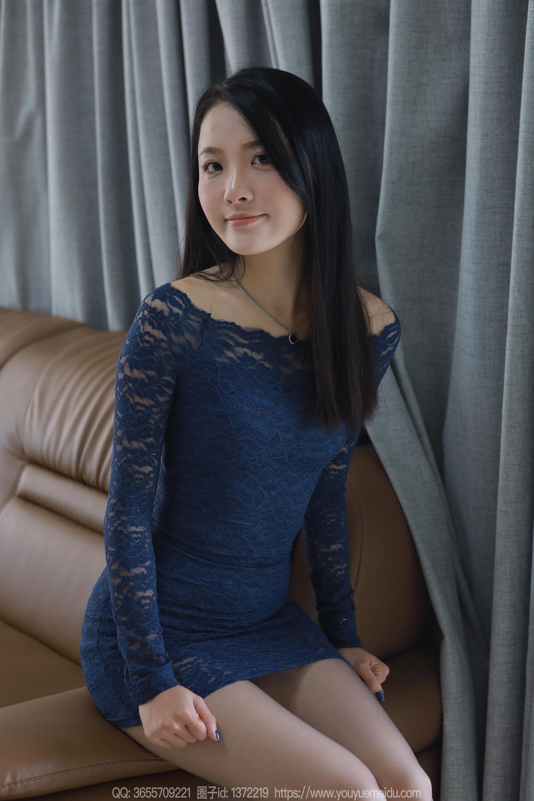 图片[11]-[IESS异思趣向] 2023.10.11 丝享家1556：婉萍《蓝色镂空包臀裙》[86P] – 速更版-美库