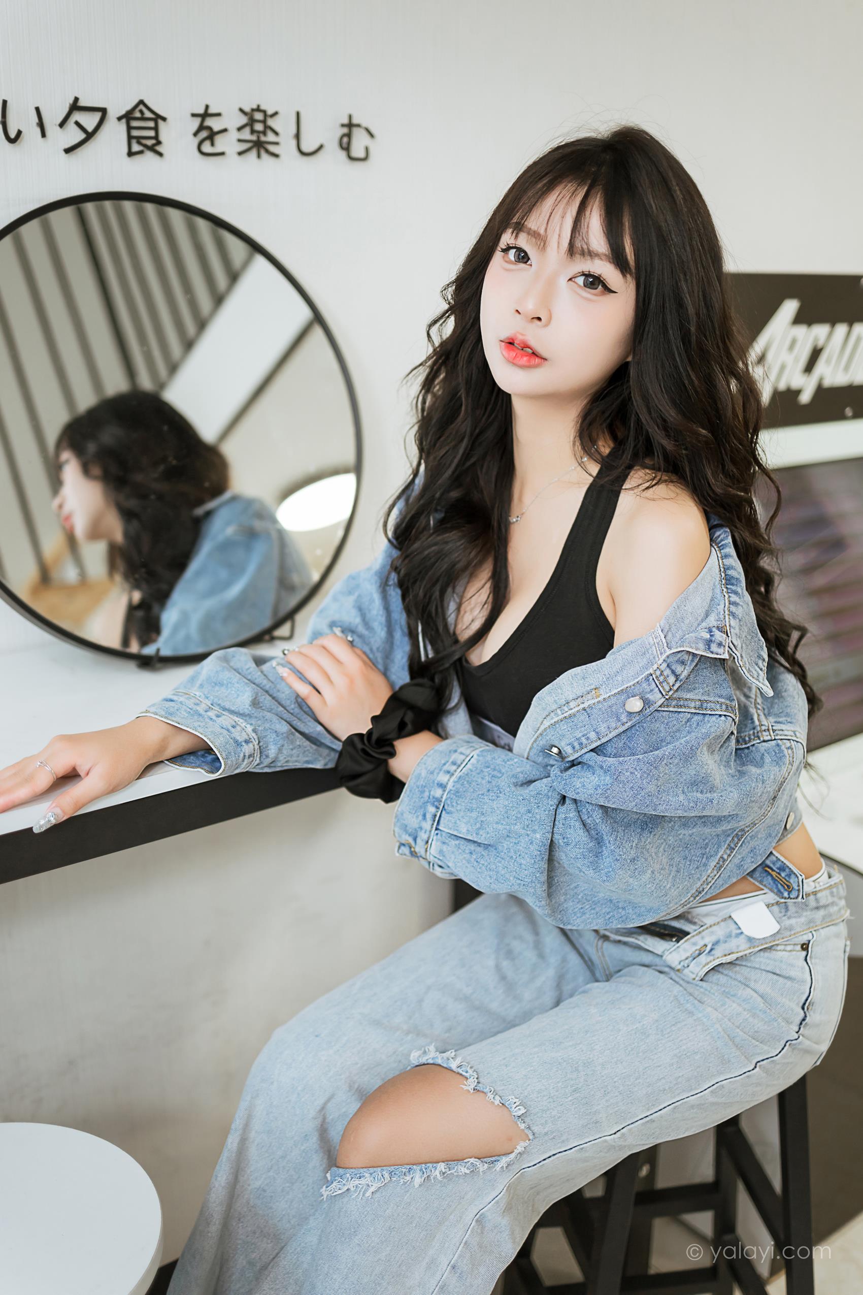 图片[43]-[YALAYI雅拉伊]2023.07.10 NO.1047 独特的你 阿禾[45+1P] – 速更版-美库