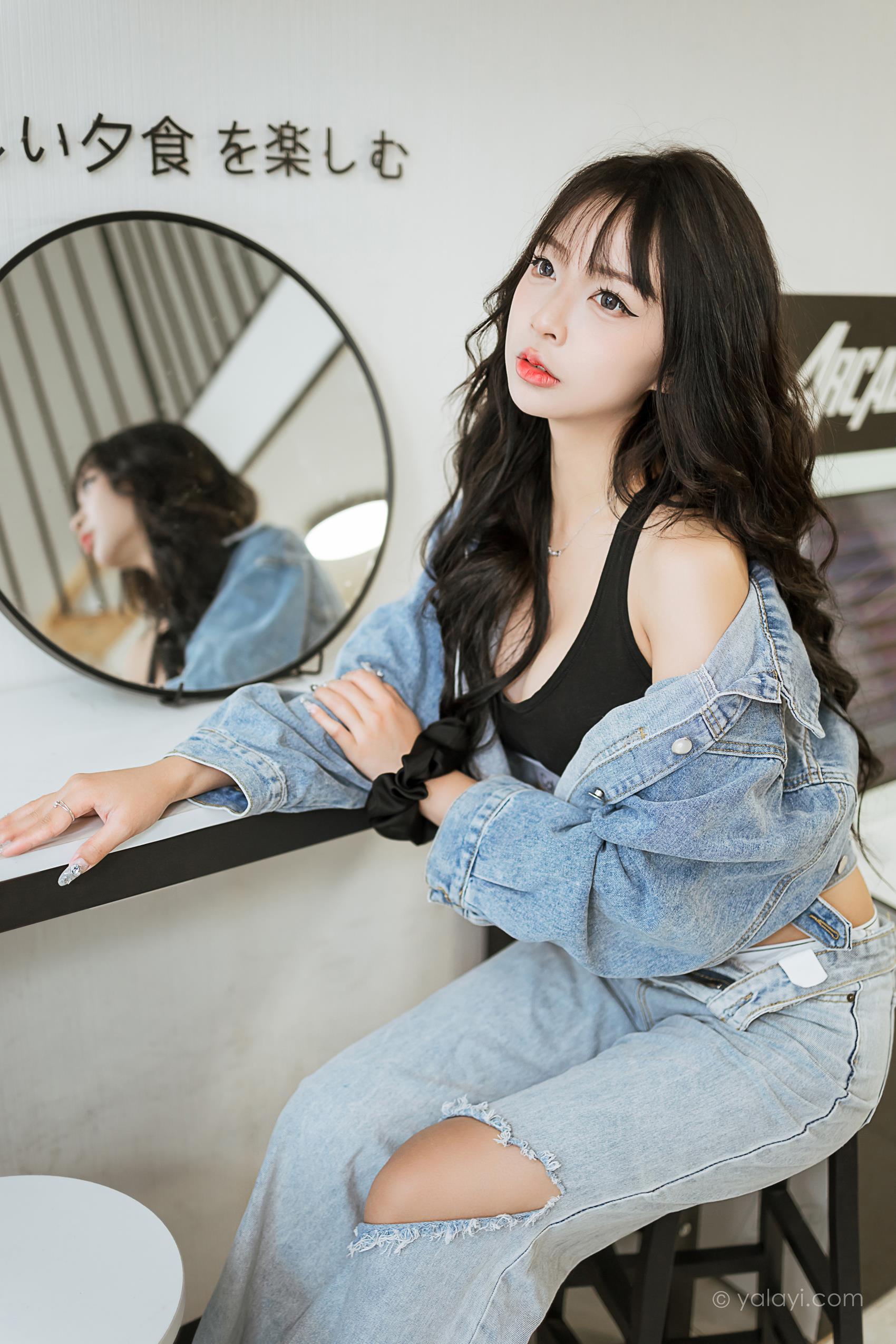 图片[44]-[YALAYI雅拉伊]2023.07.10 NO.1047 独特的你 阿禾[45+1P] – 速更版-美库