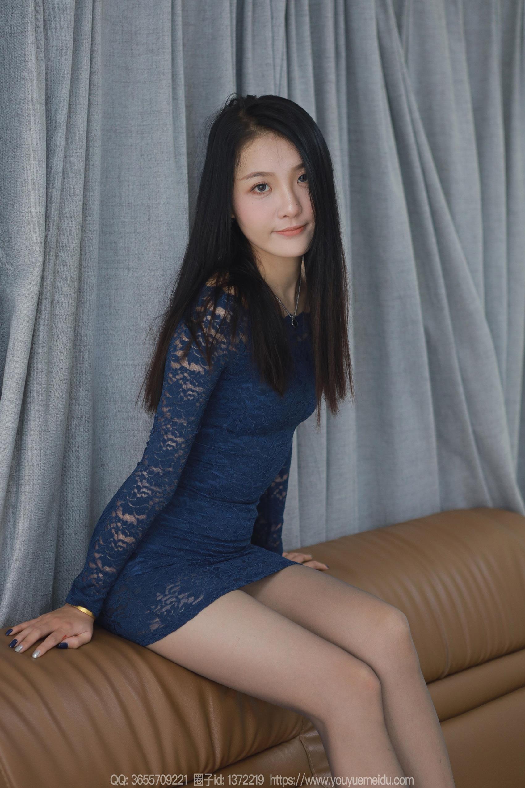 图片[72]-[IESS异思趣向] 2023.10.11 丝享家1556：婉萍《蓝色镂空包臀裙》[86P] – 速更版-美库