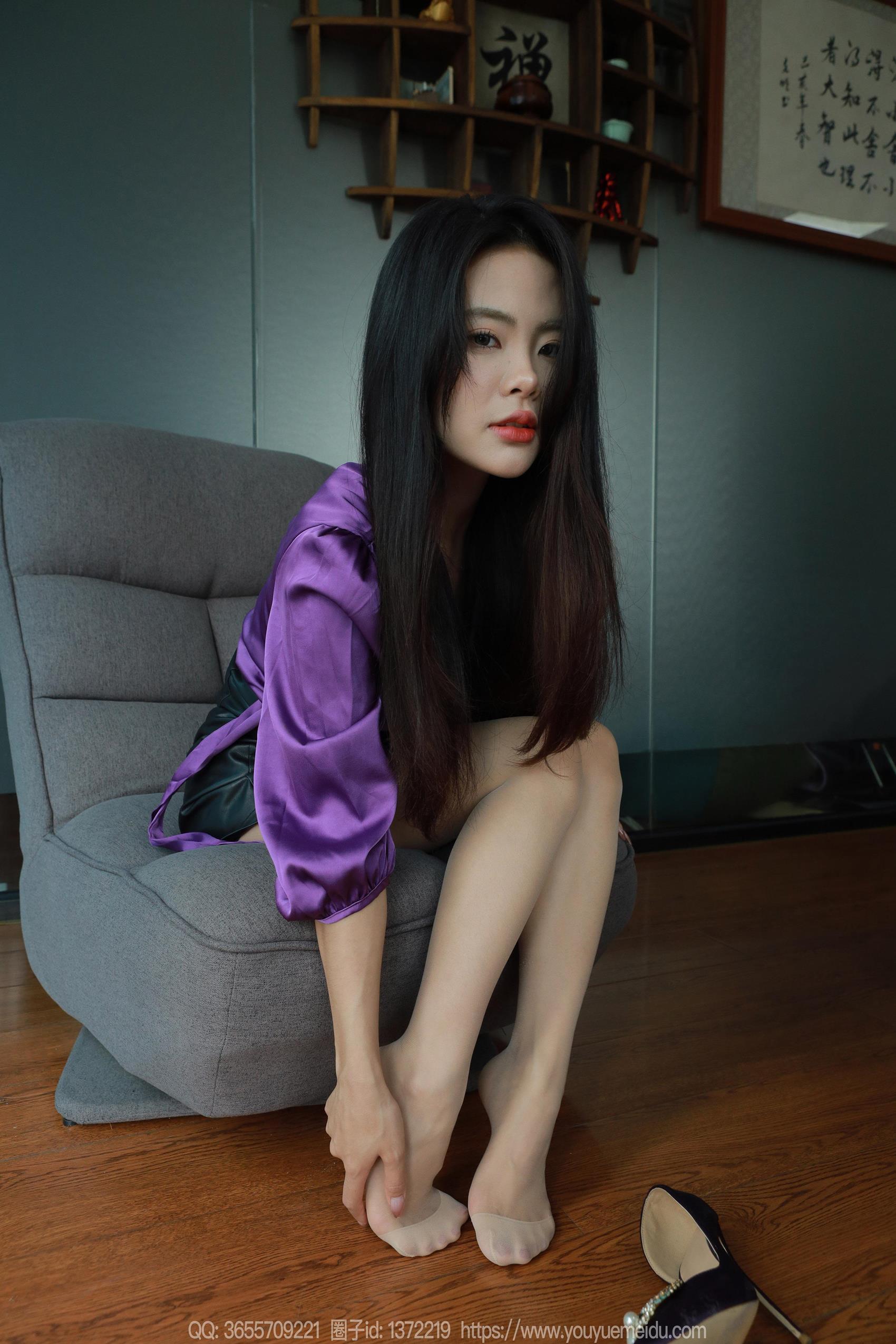 图片[10]-[IESS异思趣向] 2023.10.18 丝享家1562：兔兔《紫色韵味》[78P] – 速更版-美库