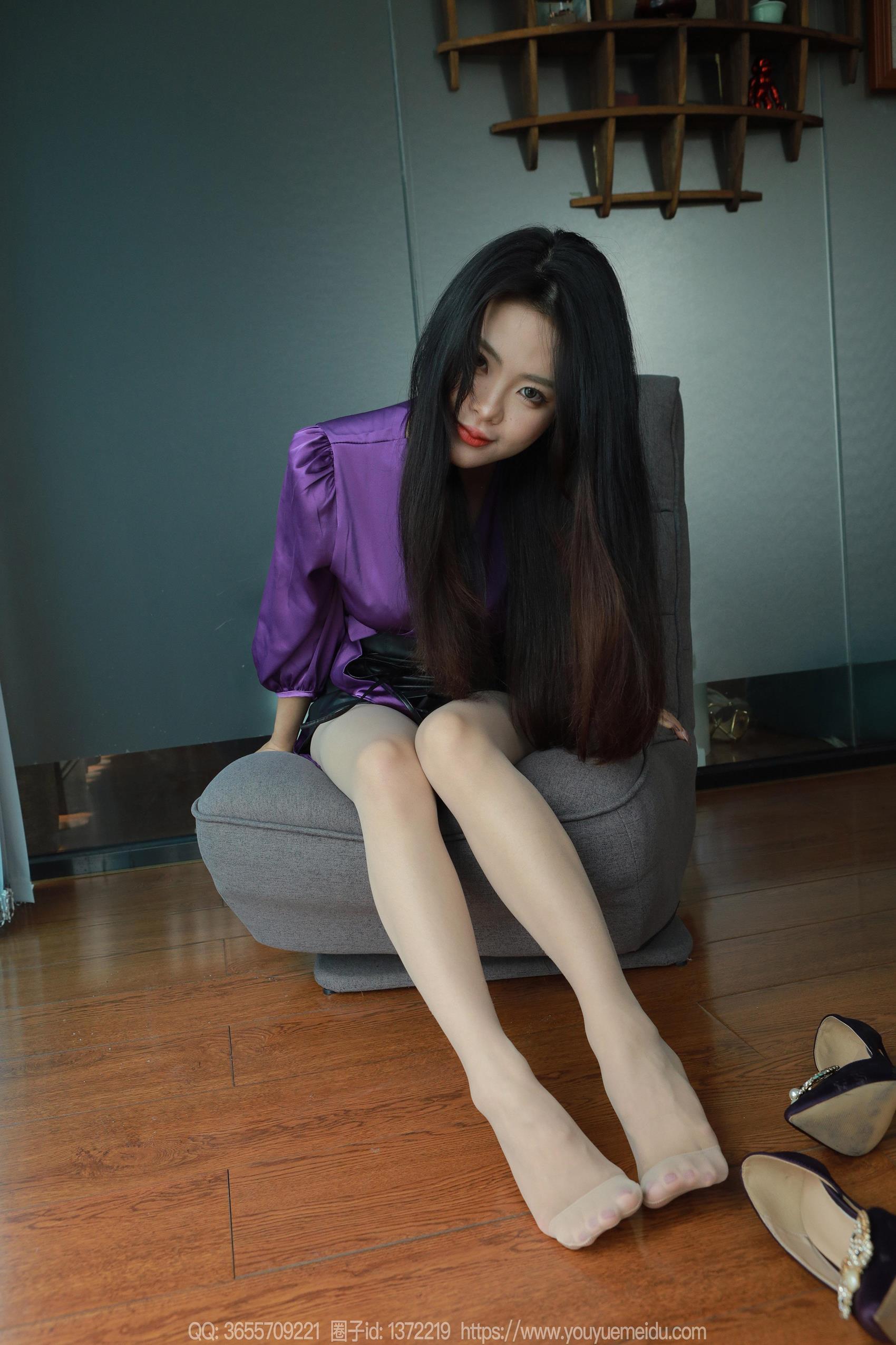 图片[14]-[IESS异思趣向] 2023.10.18 丝享家1562：兔兔《紫色韵味》[78P] – 速更版-美库