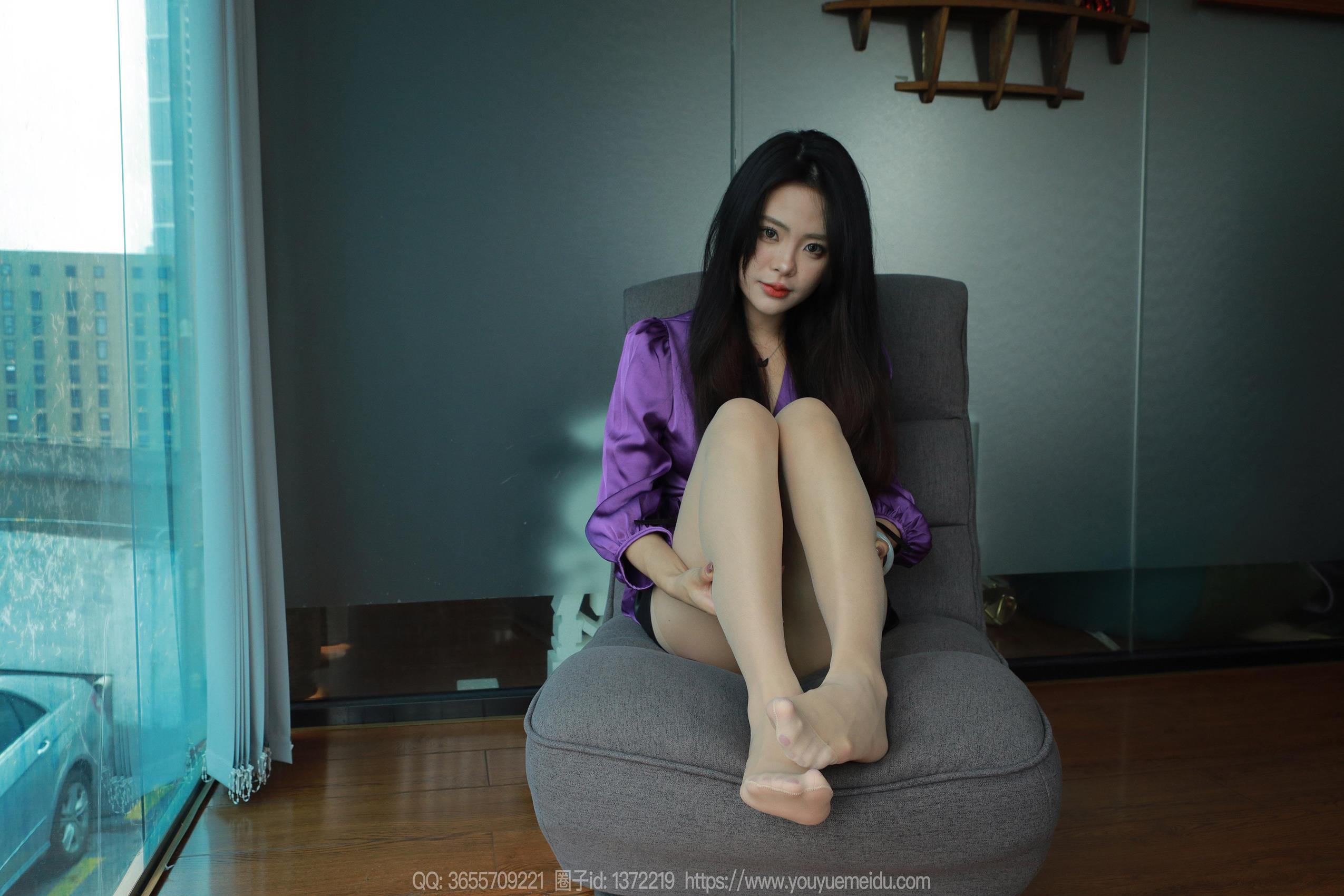 图片[19]-[IESS异思趣向] 2023.10.18 丝享家1562：兔兔《紫色韵味》[78P] – 速更版-美库