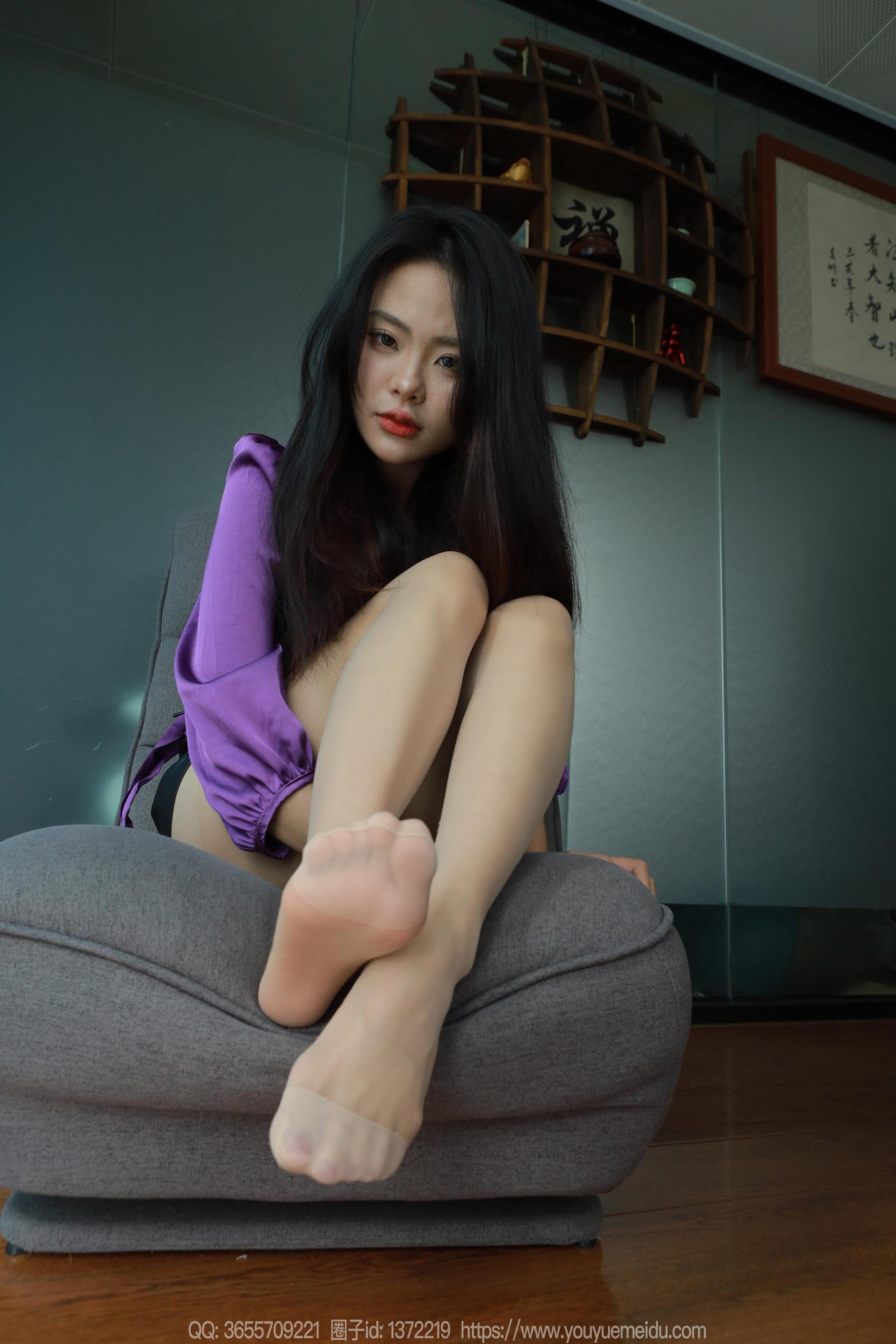 图片[21]-[IESS异思趣向] 2023.10.18 丝享家1562：兔兔《紫色韵味》[78P] – 速更版-美库