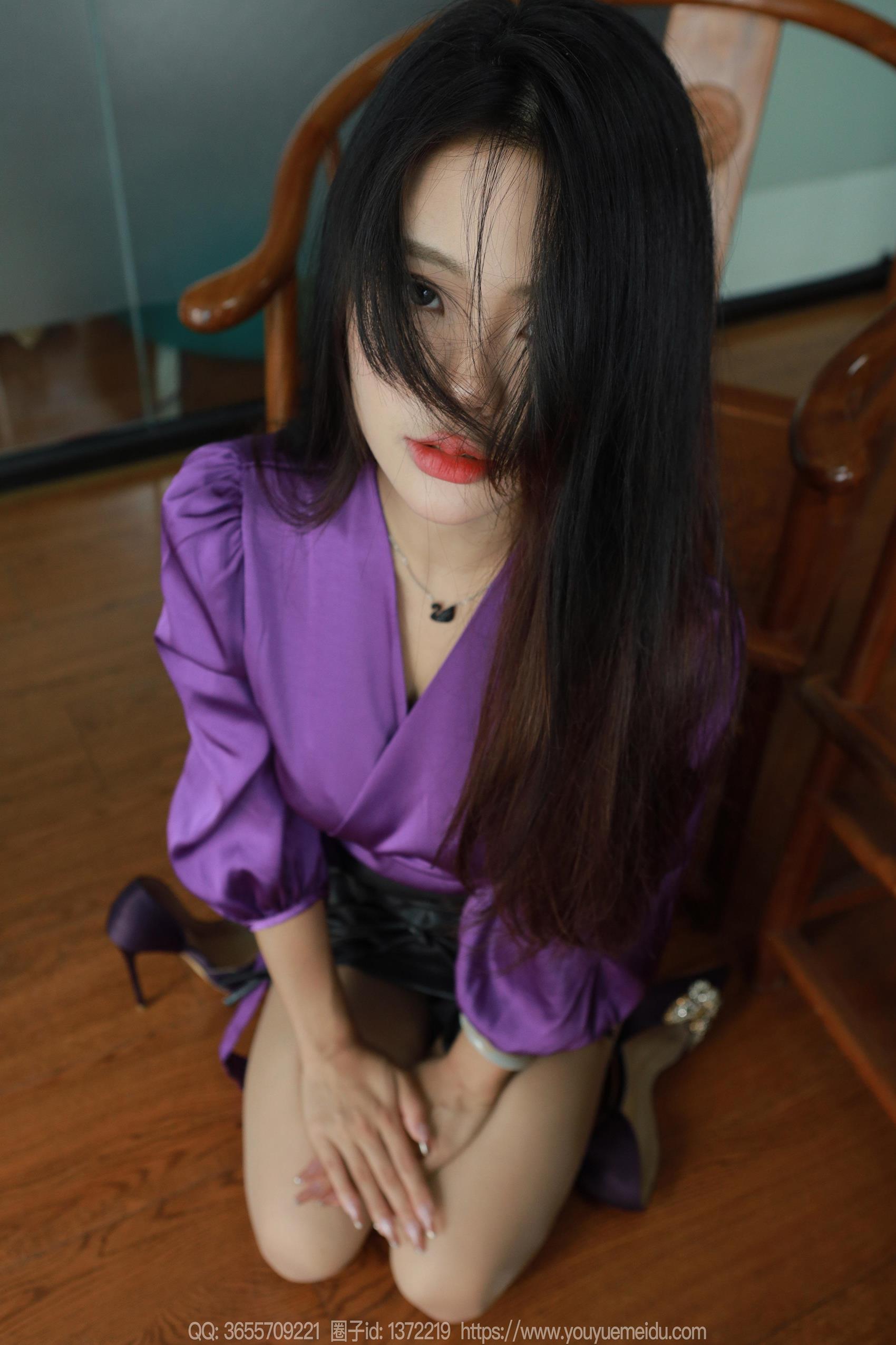 图片[60]-[IESS异思趣向] 2023.10.18 丝享家1562：兔兔《紫色韵味》[78P] – 速更版-美库