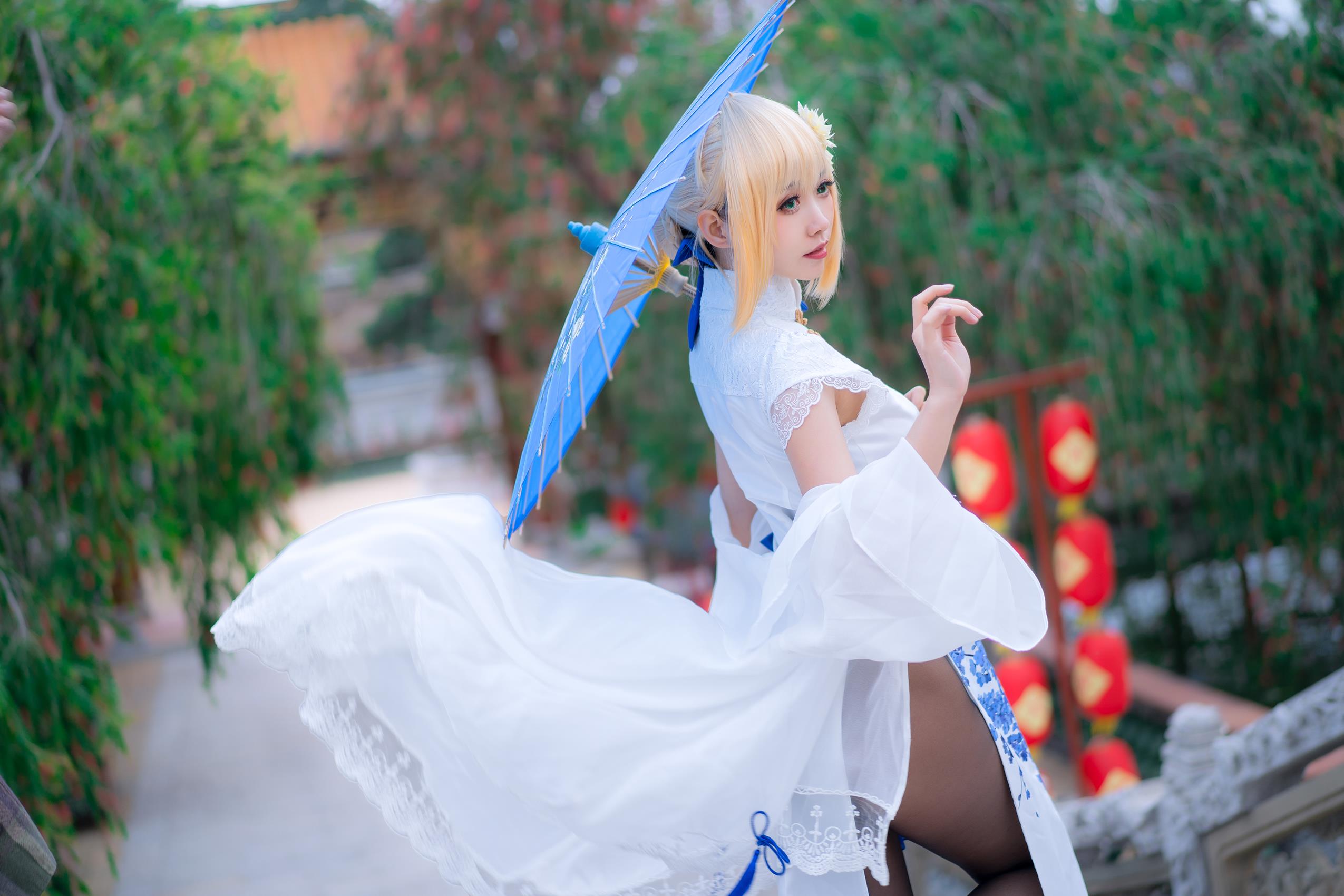 图片[10]-大大卷卷小卷 – FGOsaber 四周年旗袍[15P] – 速更版-美库