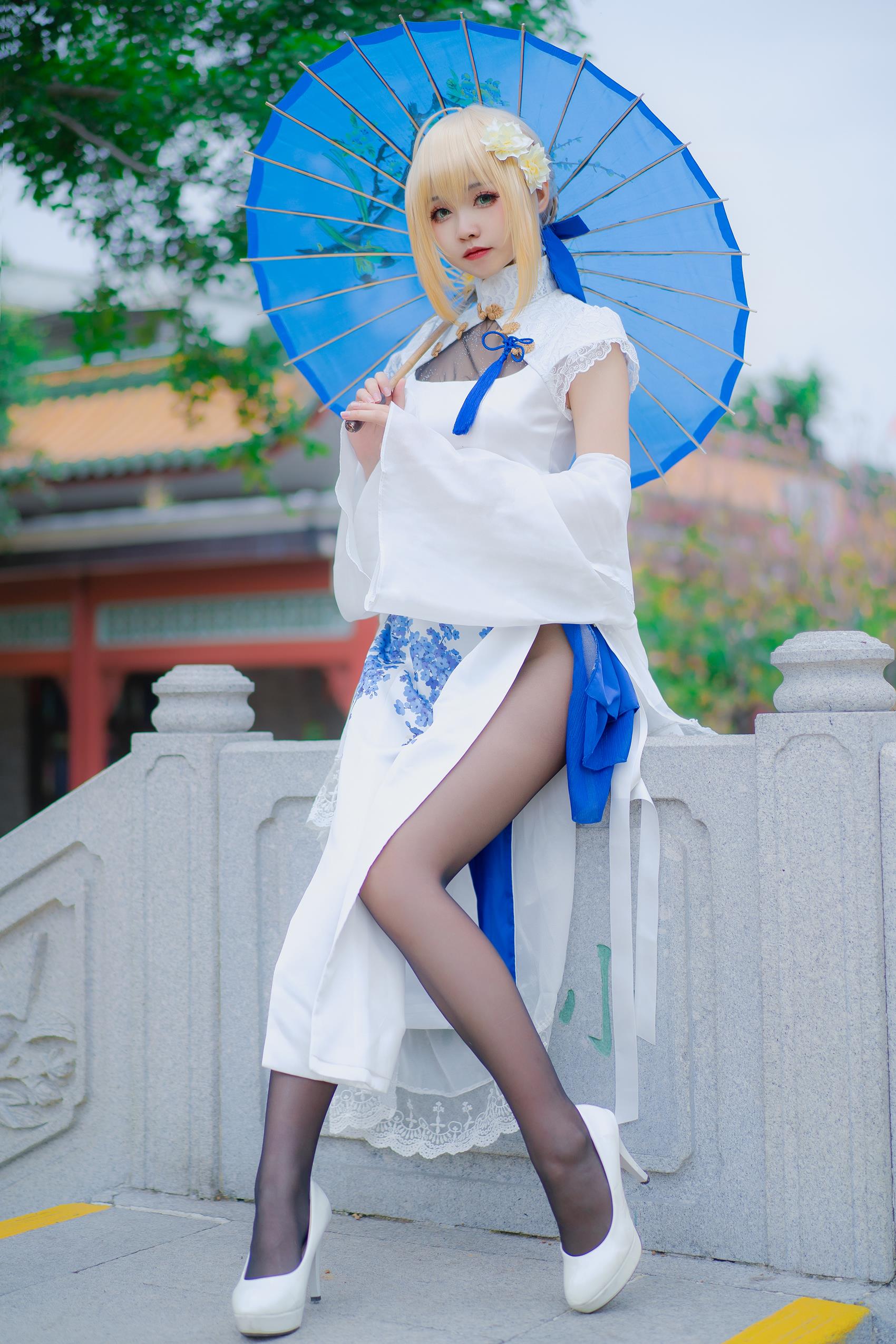 图片[11]-大大卷卷小卷 – FGOsaber 四周年旗袍[15P] – 速更版-美库