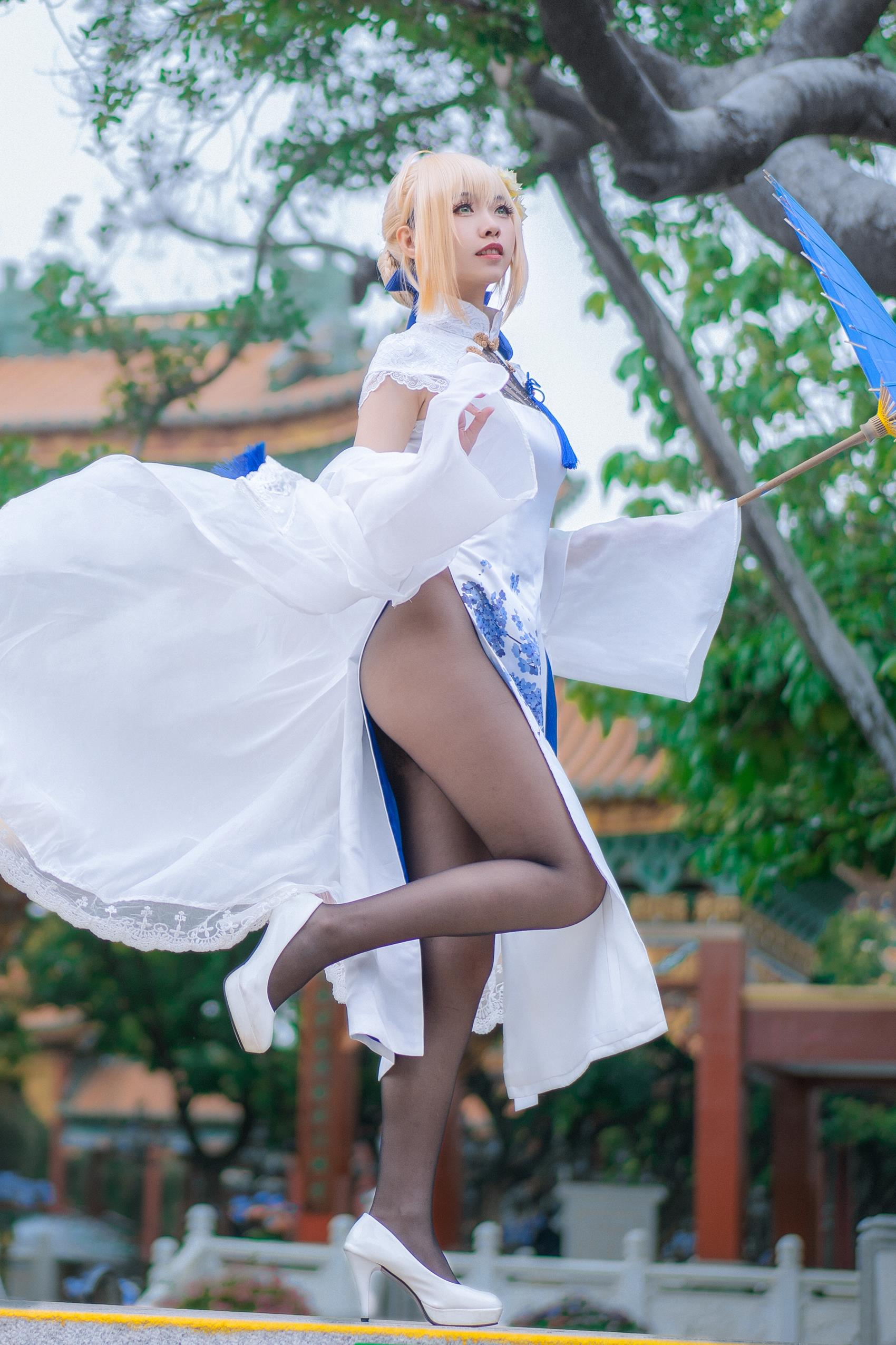 图片[15]-大大卷卷小卷 – FGOsaber 四周年旗袍[15P] – 速更版-美库