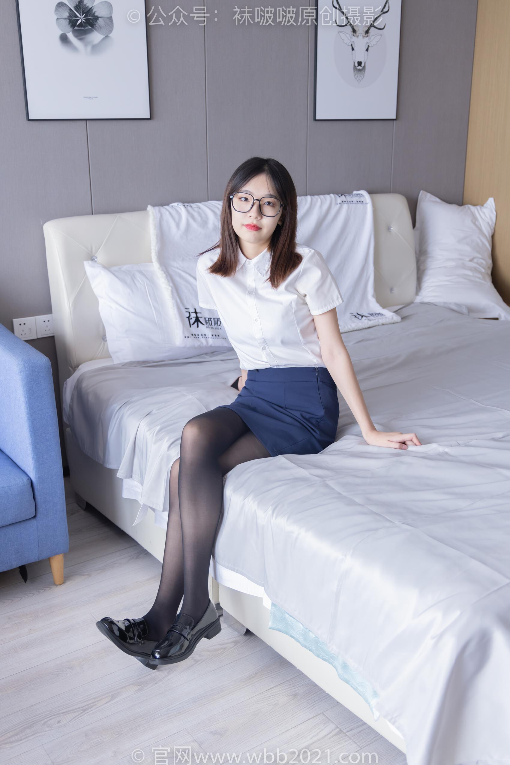 图片[14]-[BoBoSocks袜啵啵]NO.296 小甜豆-皮鞋、平底鞋、黑丝、油亮厚黑丝[140P] – 速更版-美库