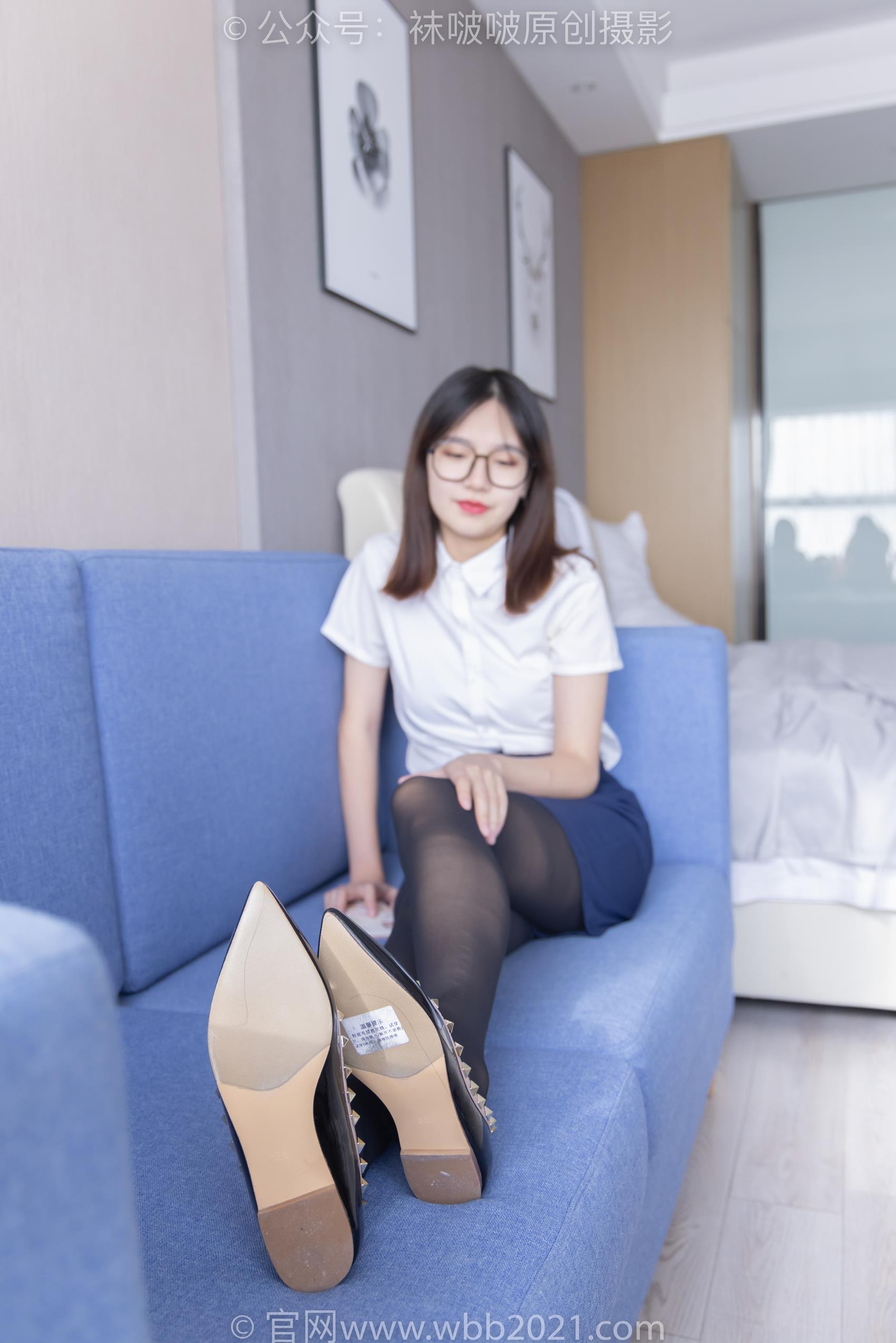 图片[23]-[BoBoSocks袜啵啵]NO.296 小甜豆-皮鞋、平底鞋、黑丝、油亮厚黑丝[140P] – 速更版-美库