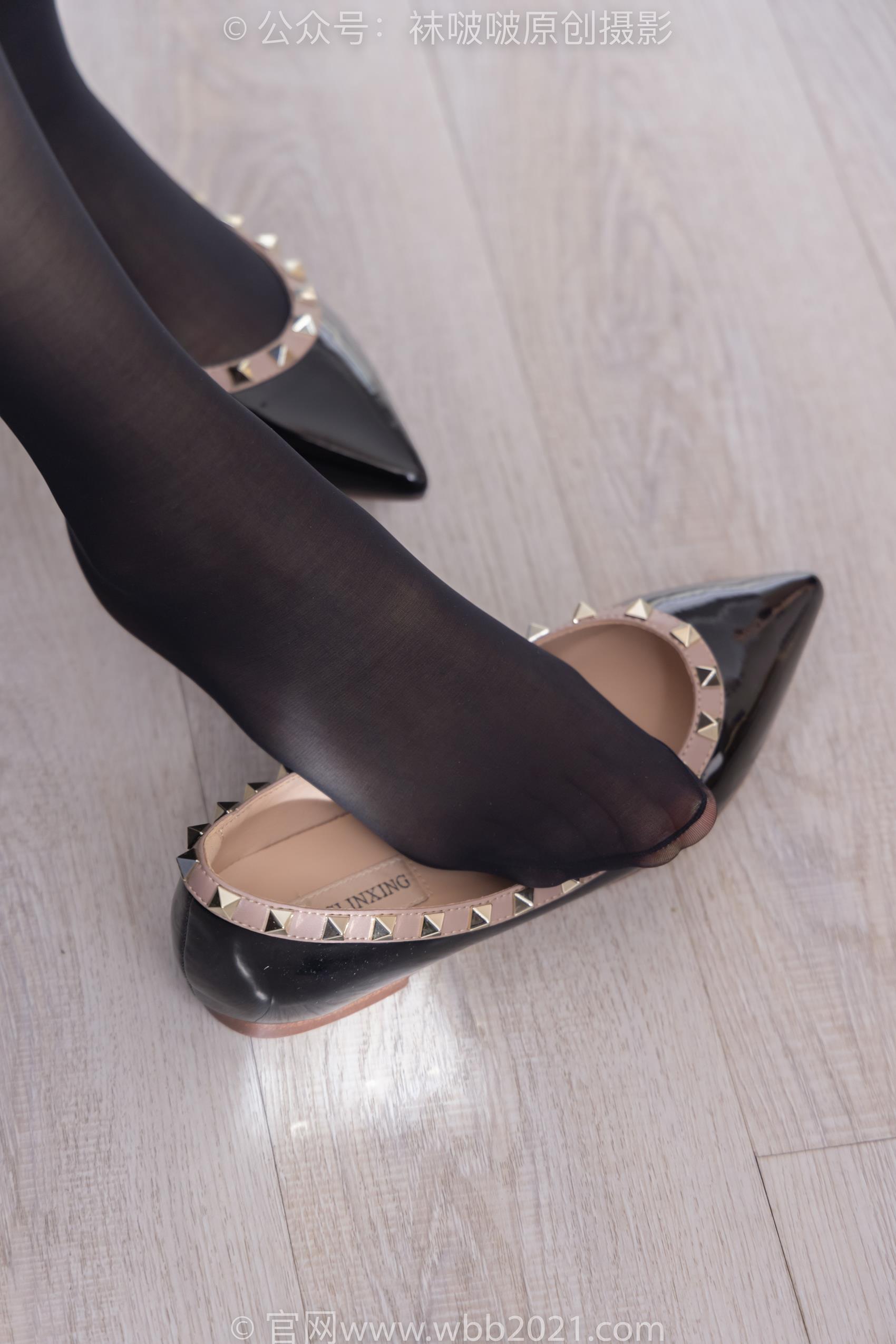 图片[32]-[BoBoSocks袜啵啵]NO.296 小甜豆-皮鞋、平底鞋、黑丝、油亮厚黑丝[140P] – 速更版-美库