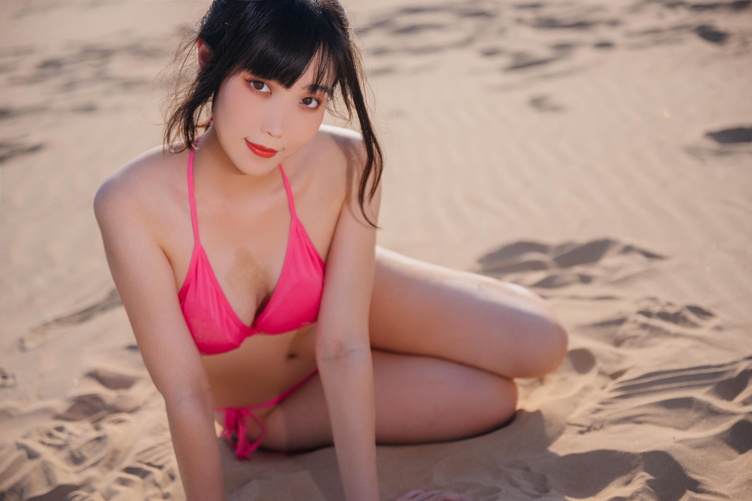 图片[24]-汪知子 – 粉色比基尼[30P] – 速更版-美库