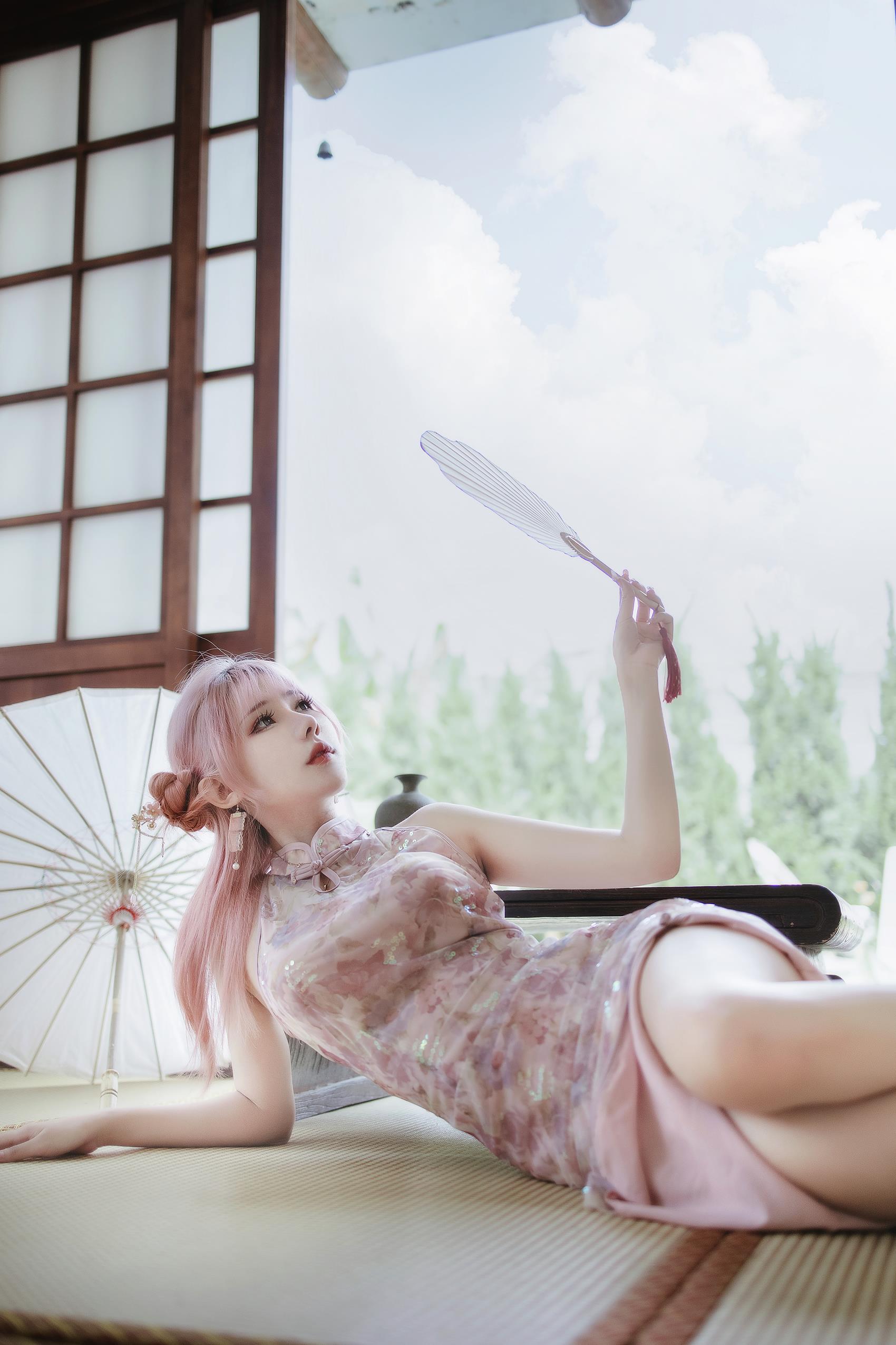 图片[11]-仙女月 – 粉色旗袍[20P] – 速更版-美库