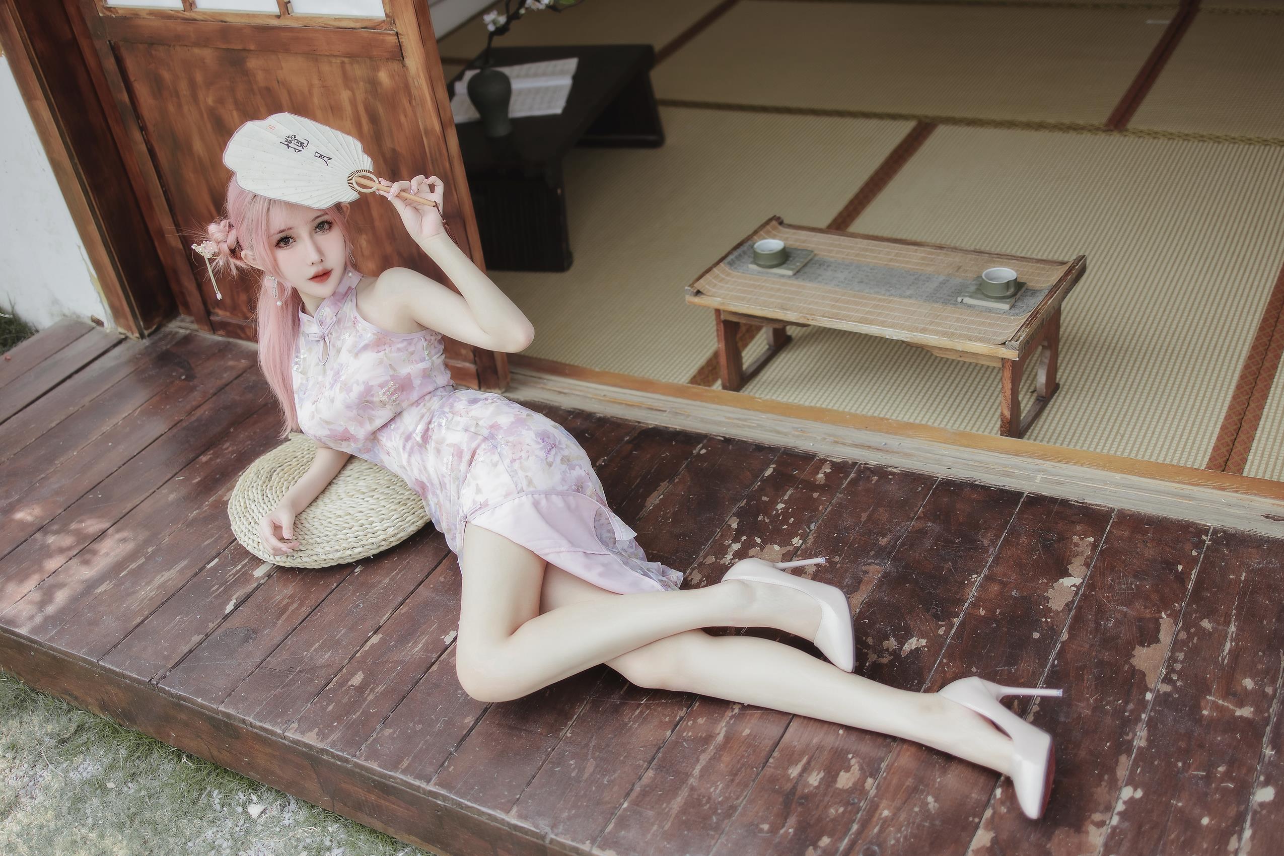 图片[21]-仙女月 – 粉色旗袍[20P] – 速更版-美库