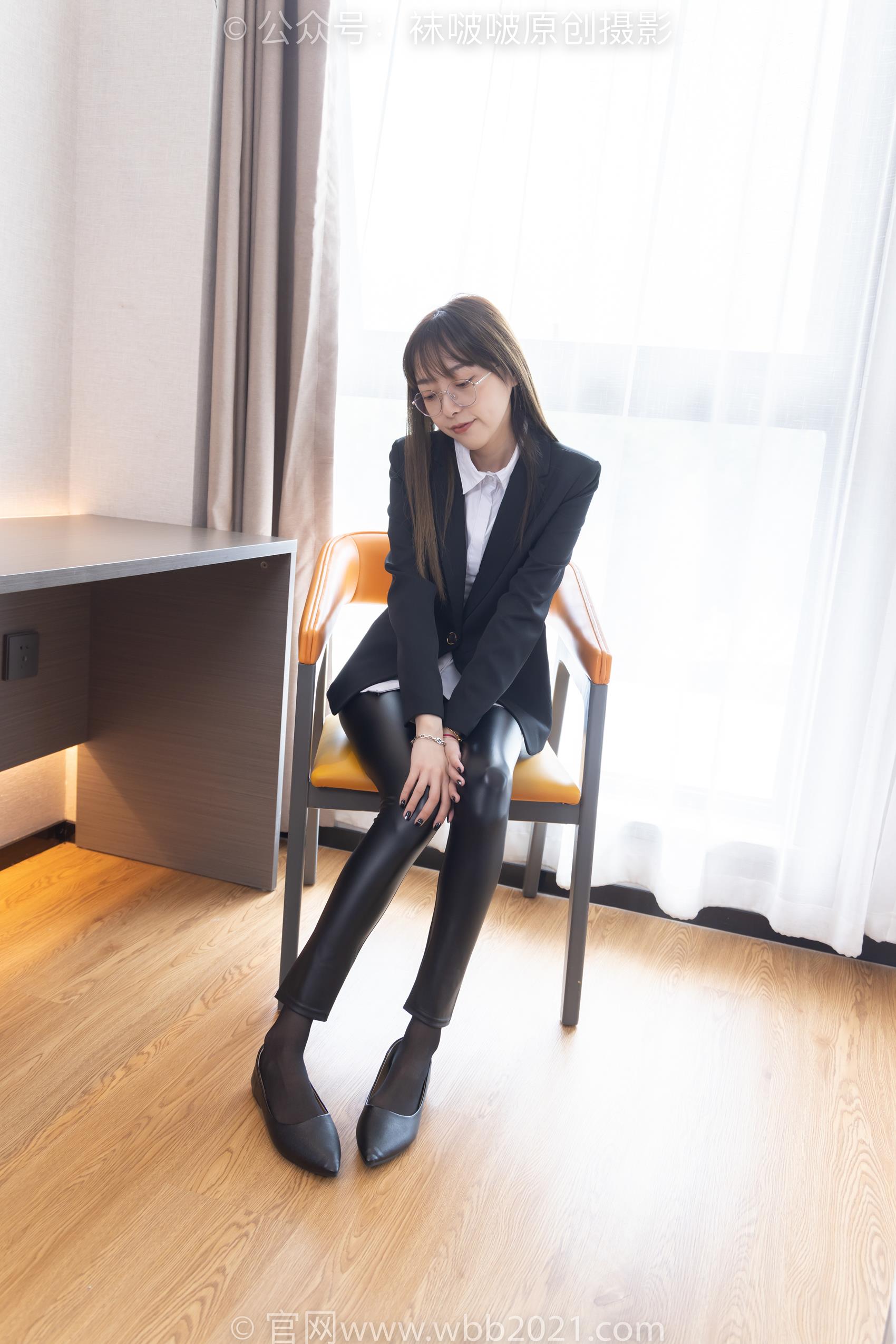 图片[30]-[BoBoSocks袜啵啵]NO.297 稚予-平底鞋、黑丝、皮裤裤里丝[140P] – 速更版-美库