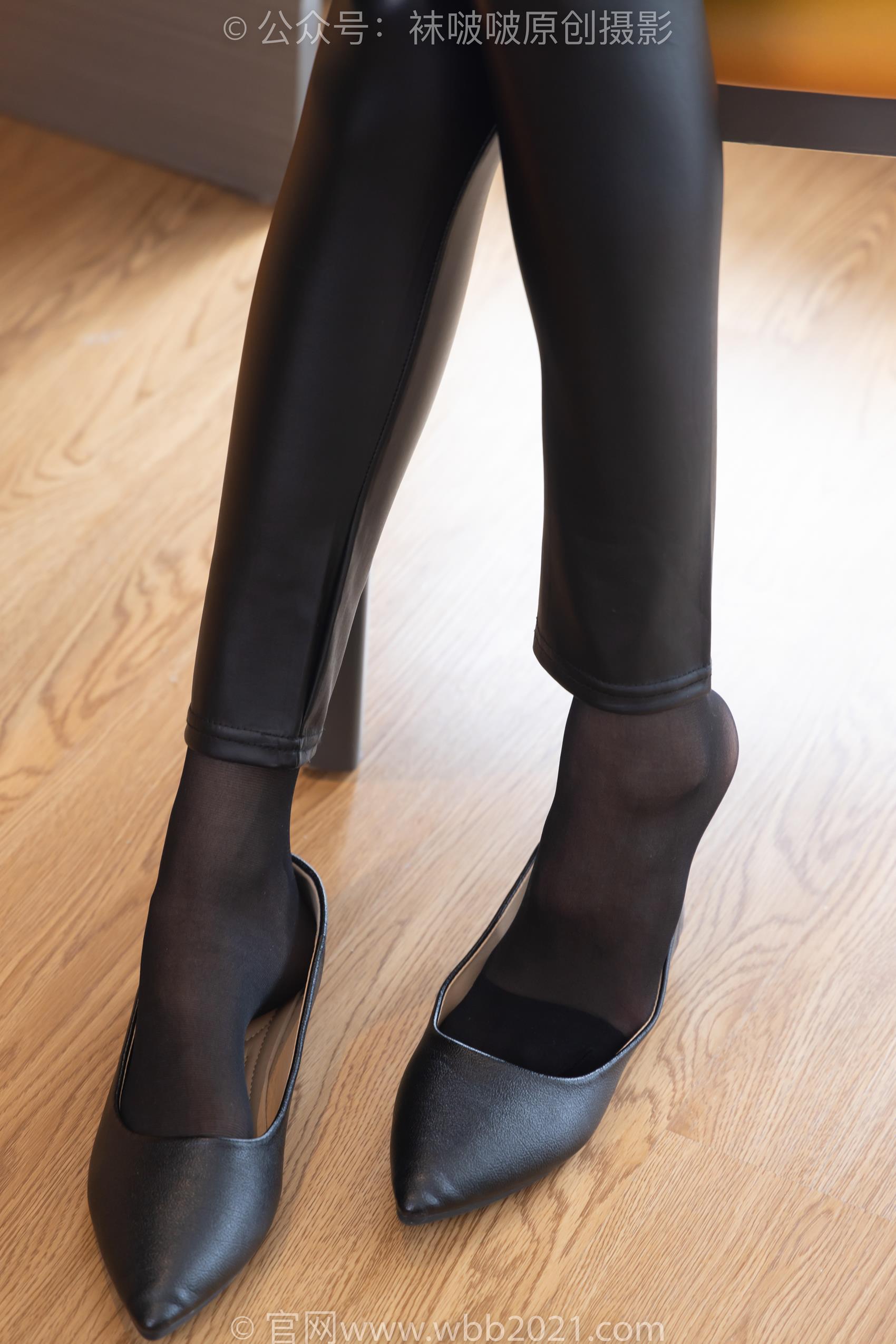 图片[34]-[BoBoSocks袜啵啵]NO.297 稚予-平底鞋、黑丝、皮裤裤里丝[140P] – 速更版-美库