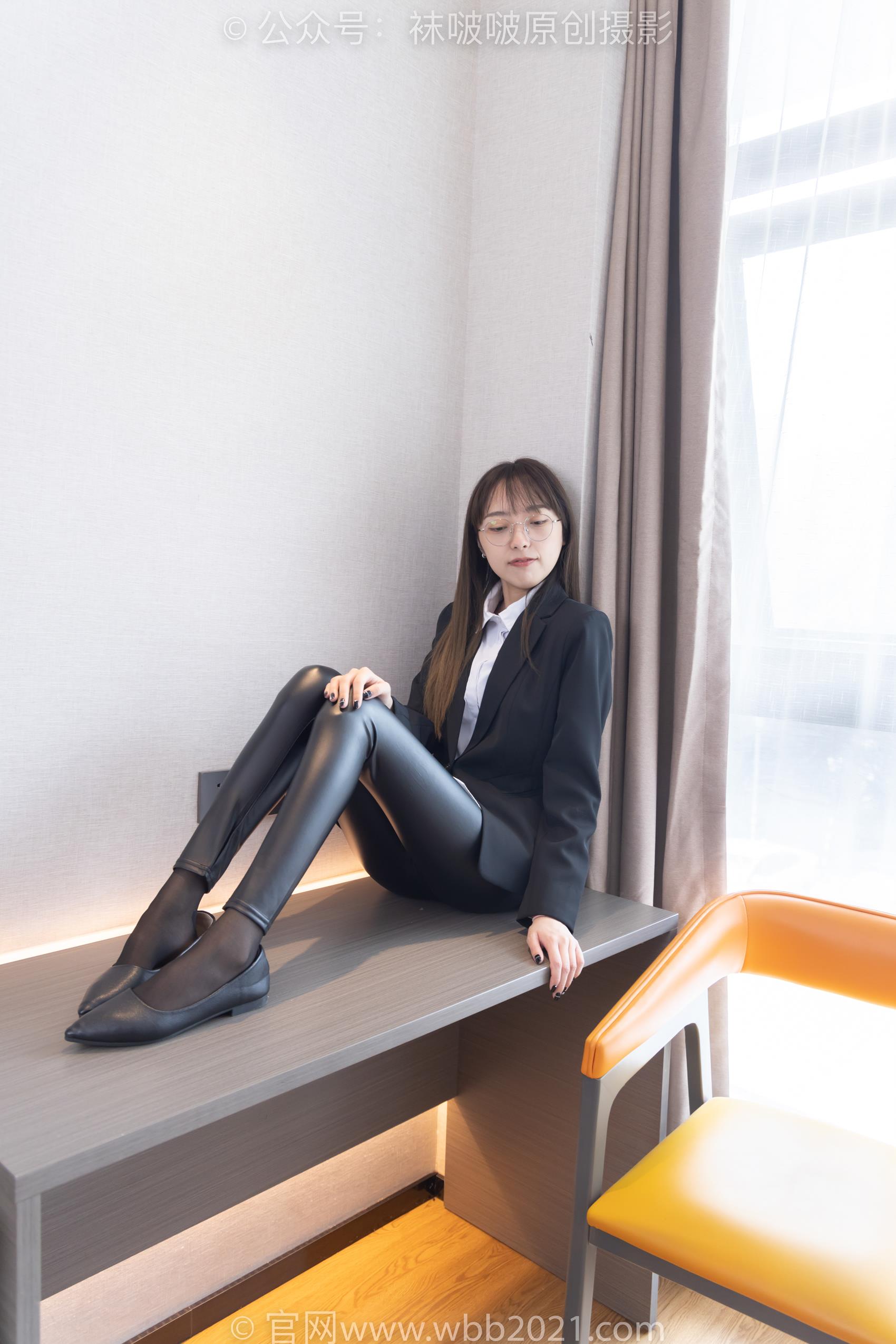 图片[55]-[BoBoSocks袜啵啵]NO.297 稚予-平底鞋、黑丝、皮裤裤里丝[140P] – 速更版-美库