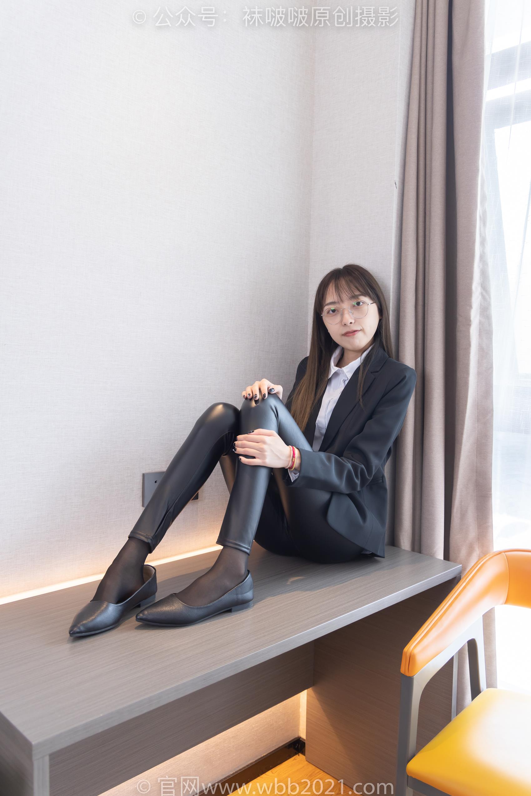 图片[56]-[BoBoSocks袜啵啵]NO.297 稚予-平底鞋、黑丝、皮裤裤里丝[140P] – 速更版-美库