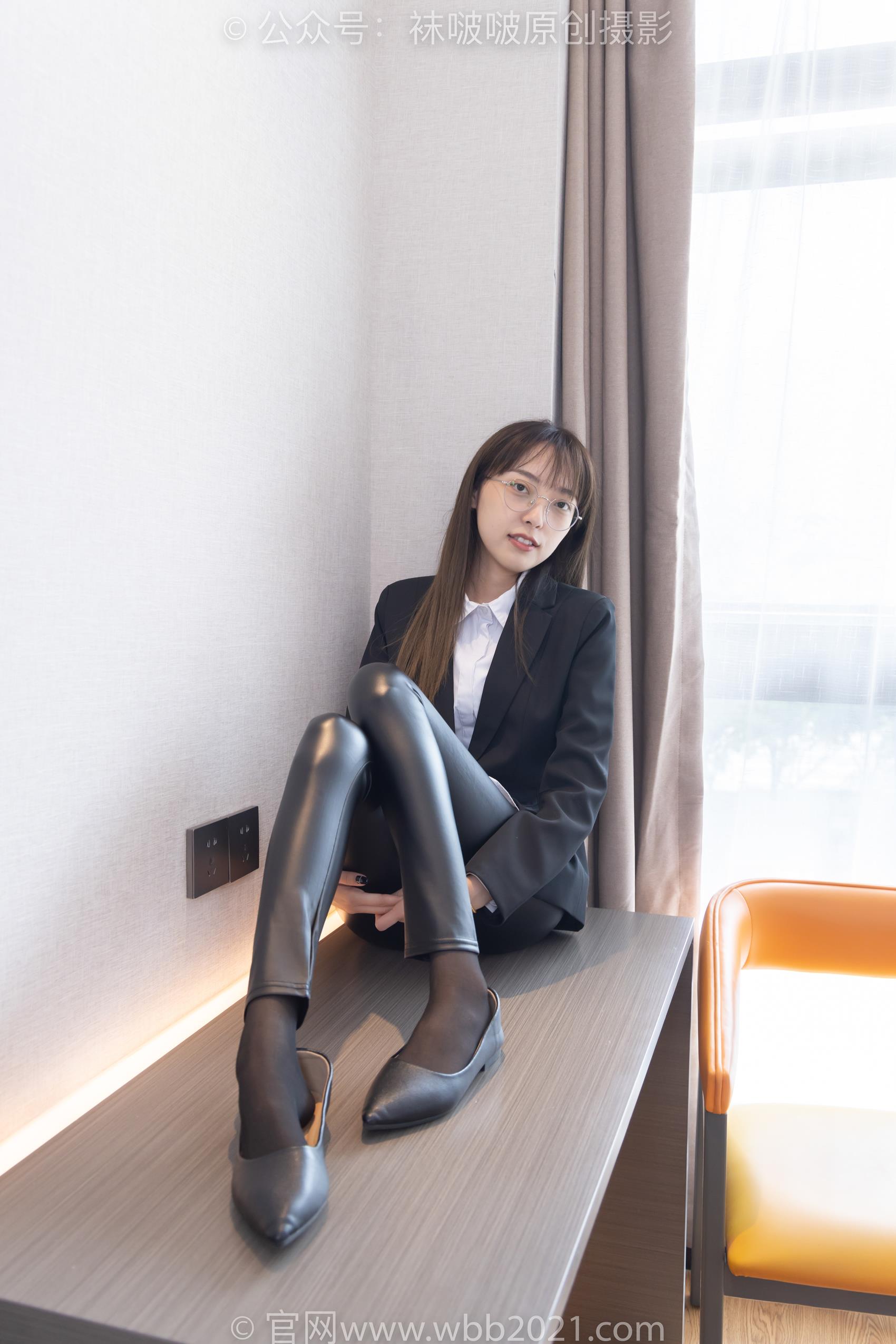 图片[57]-[BoBoSocks袜啵啵]NO.297 稚予-平底鞋、黑丝、皮裤裤里丝[140P] – 速更版-美库